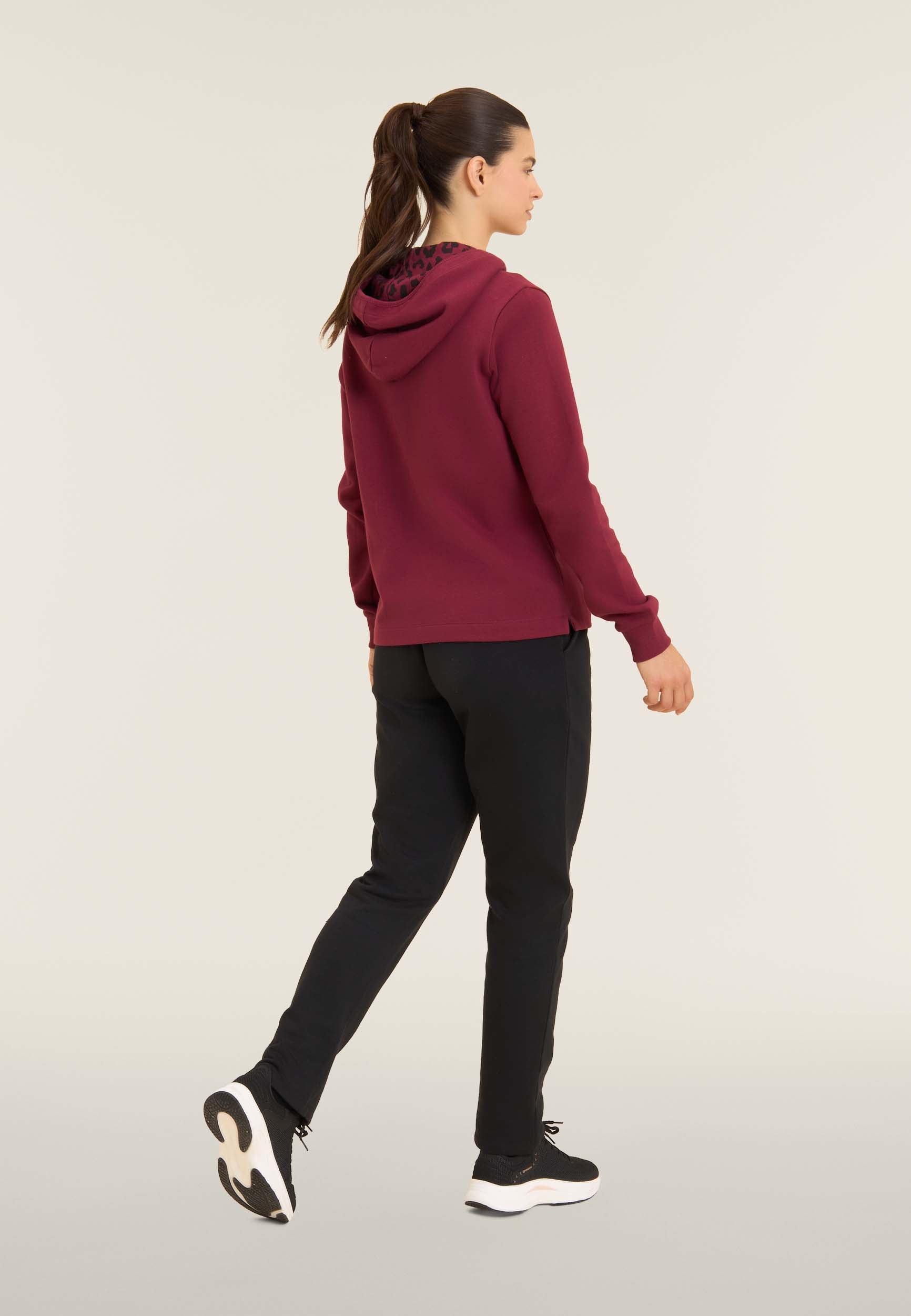 freddy-surv-tement-zipp-capuche-animalier-femme image 3