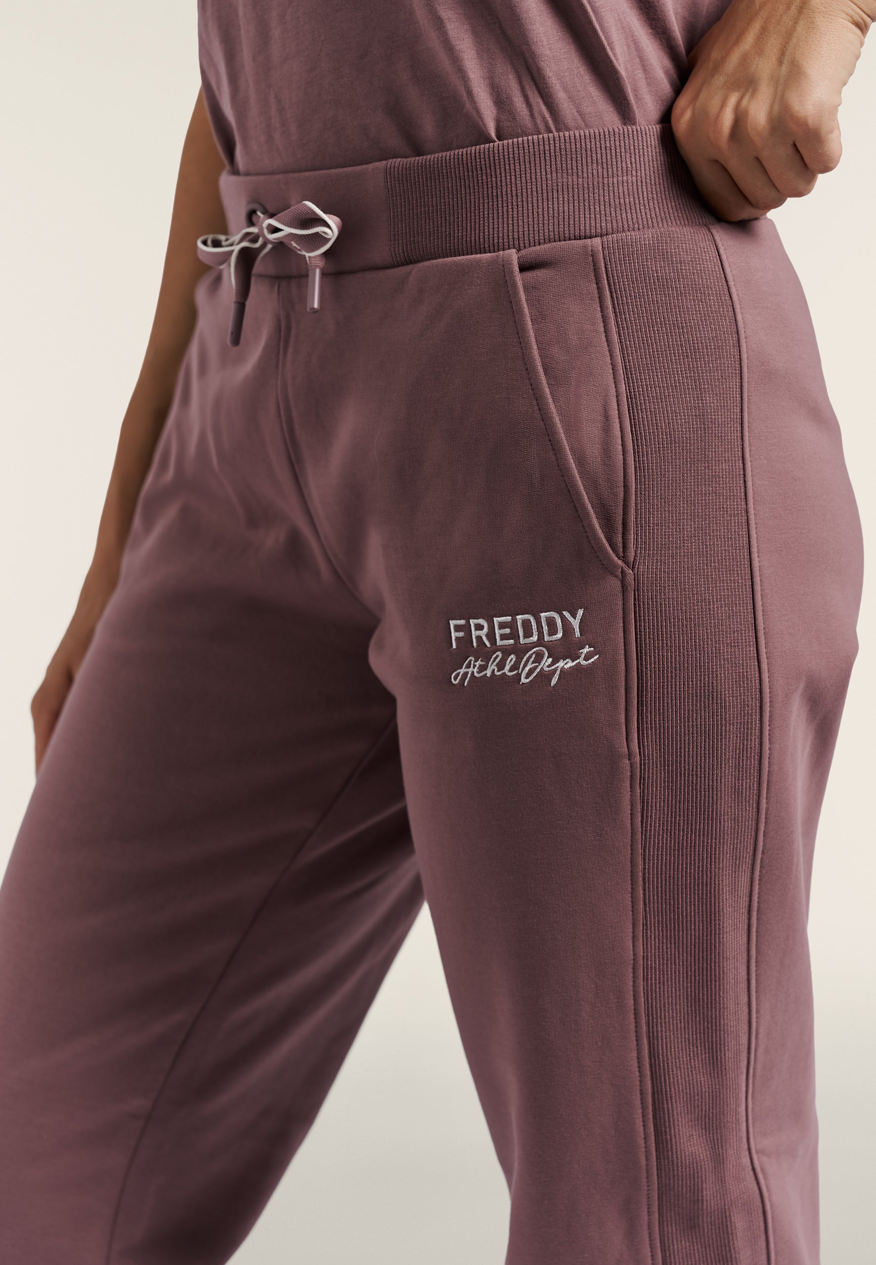 freddy-pantalon-sport-femme-regular-droit-felpa-coton image 4