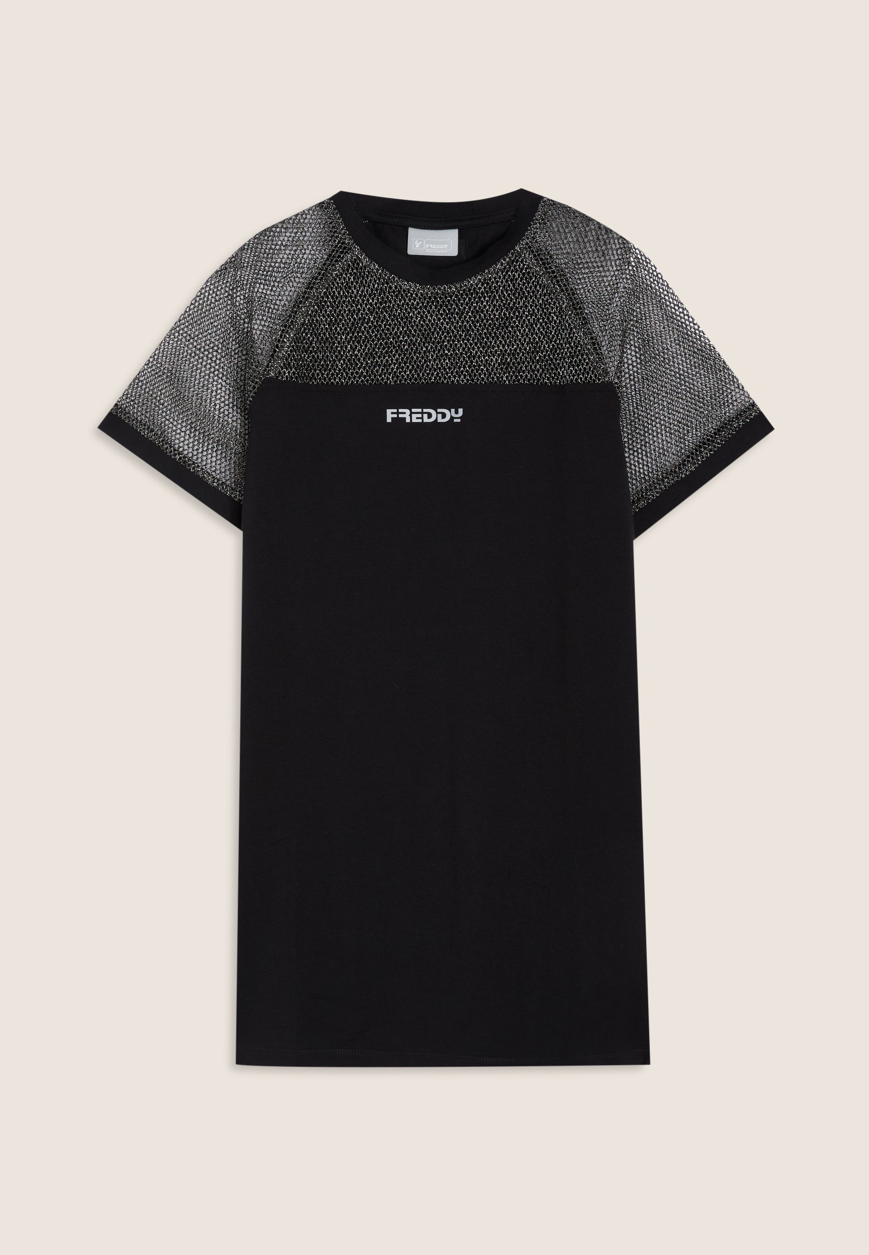 robe-fille-freddy-maxi-t-shirt-mesh-lurex image 1