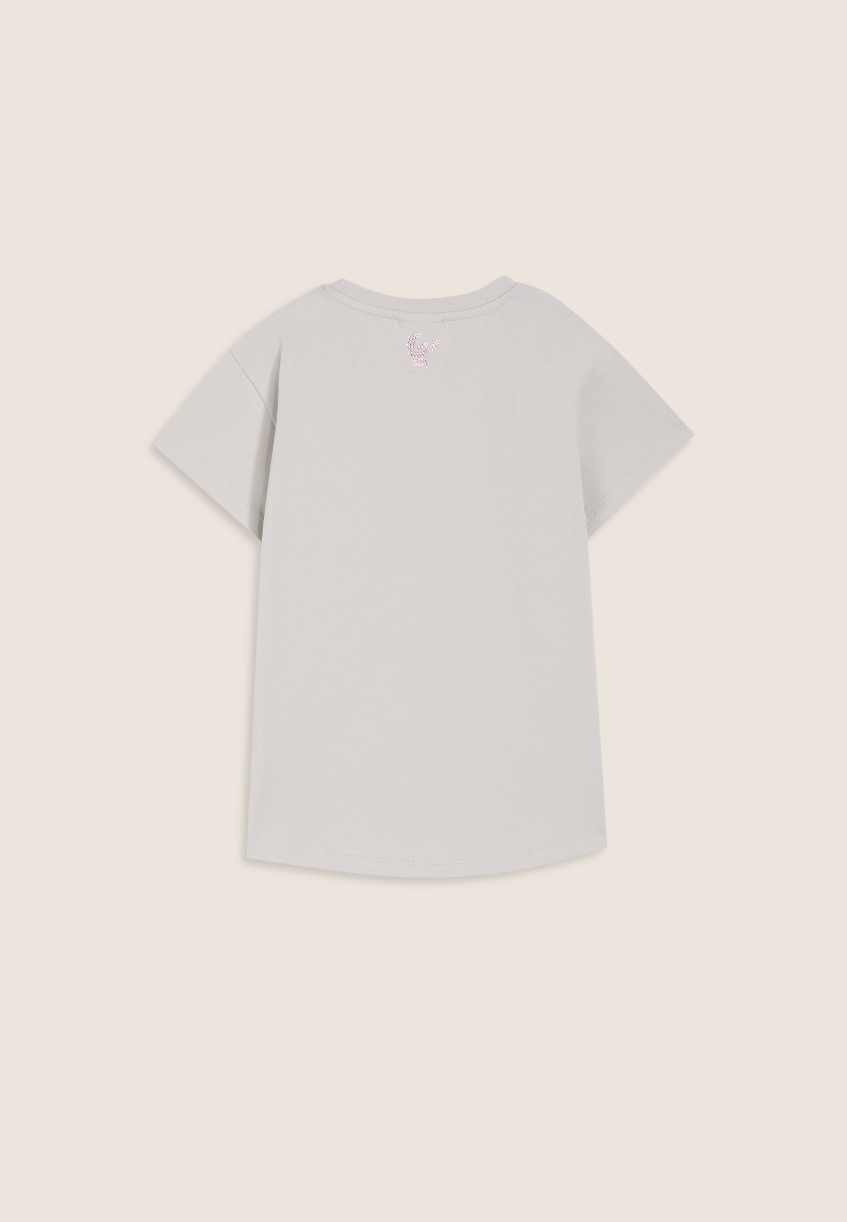 freddy-t-shirt-fille-regular-coton-logo-strass image 2
