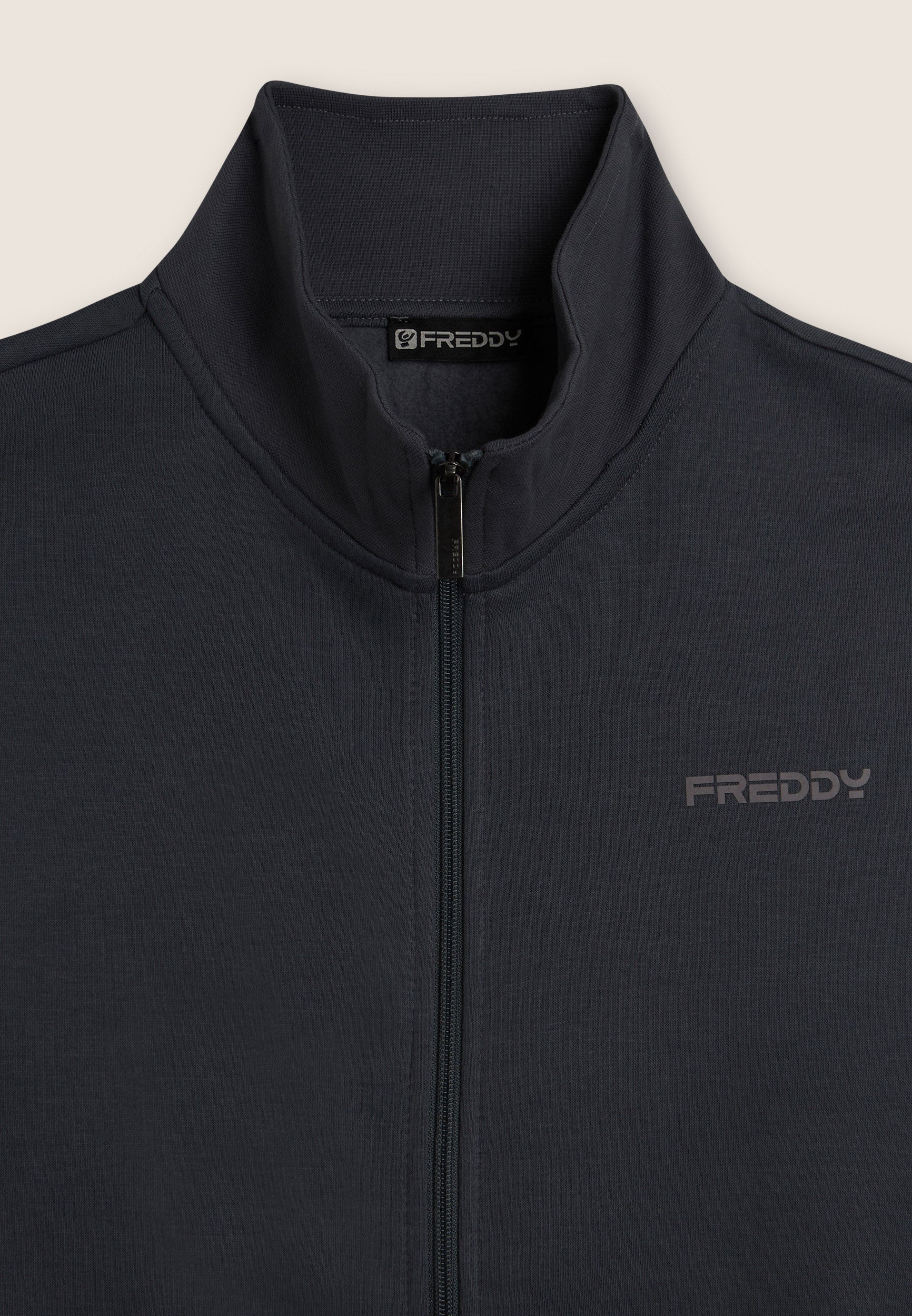 freddy-surv-tement-homme-full-zip-molleton-gratt-col-haut-droit image 6