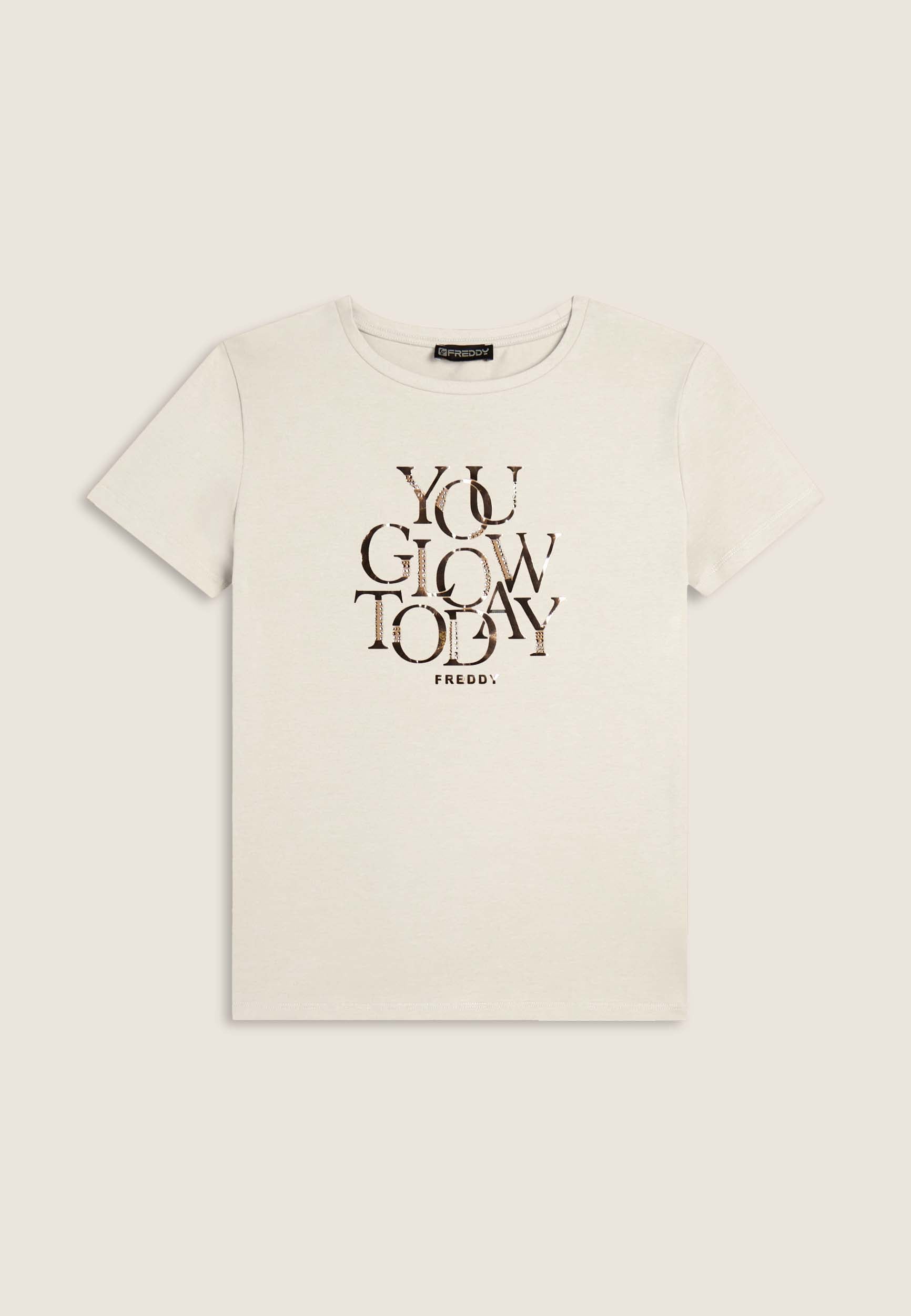 freddy-t-shirt-you-glow-today-strass-dor-s image 4