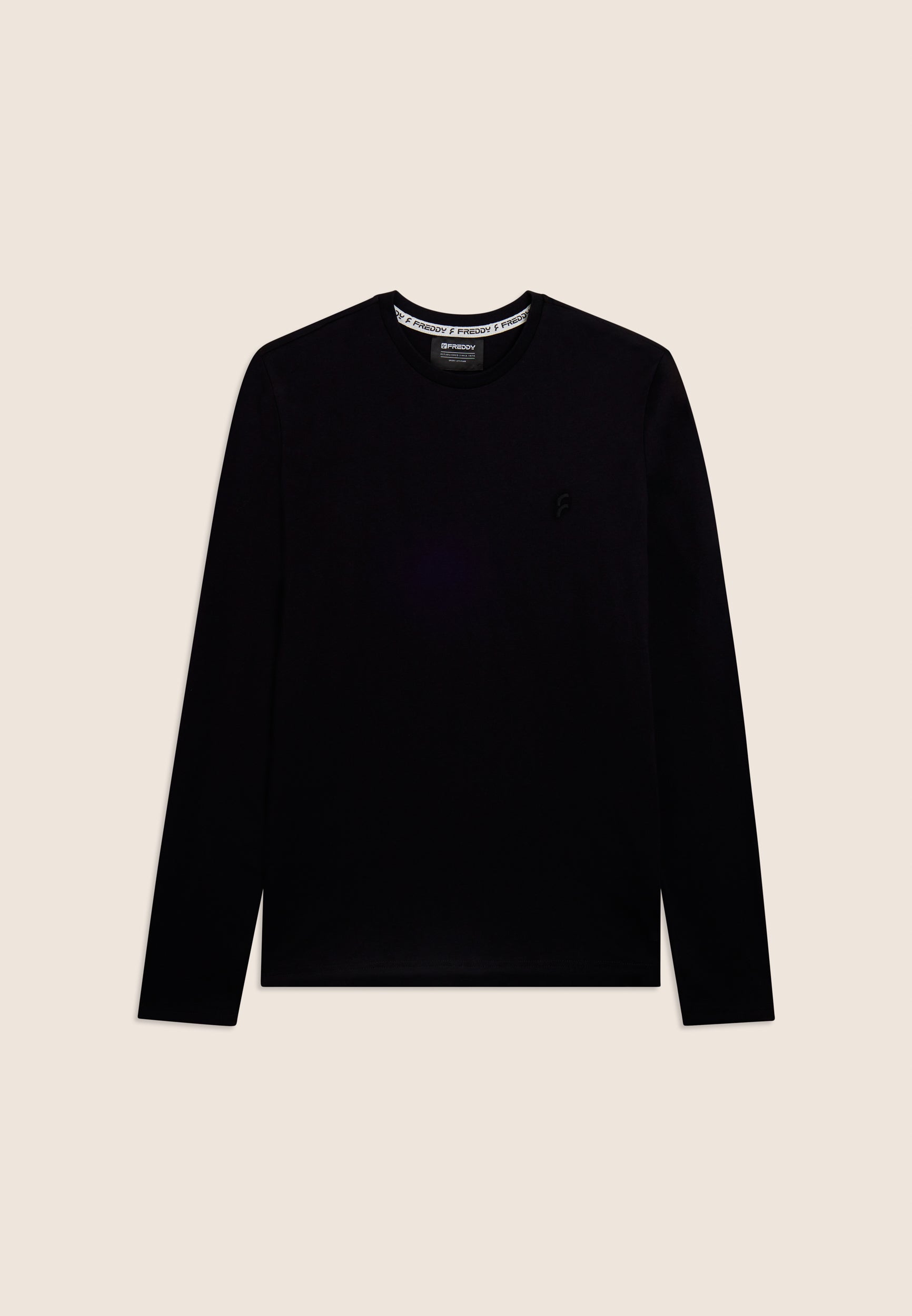 freddy-t-shirt-manches-longues-coton-logo-brod image 1