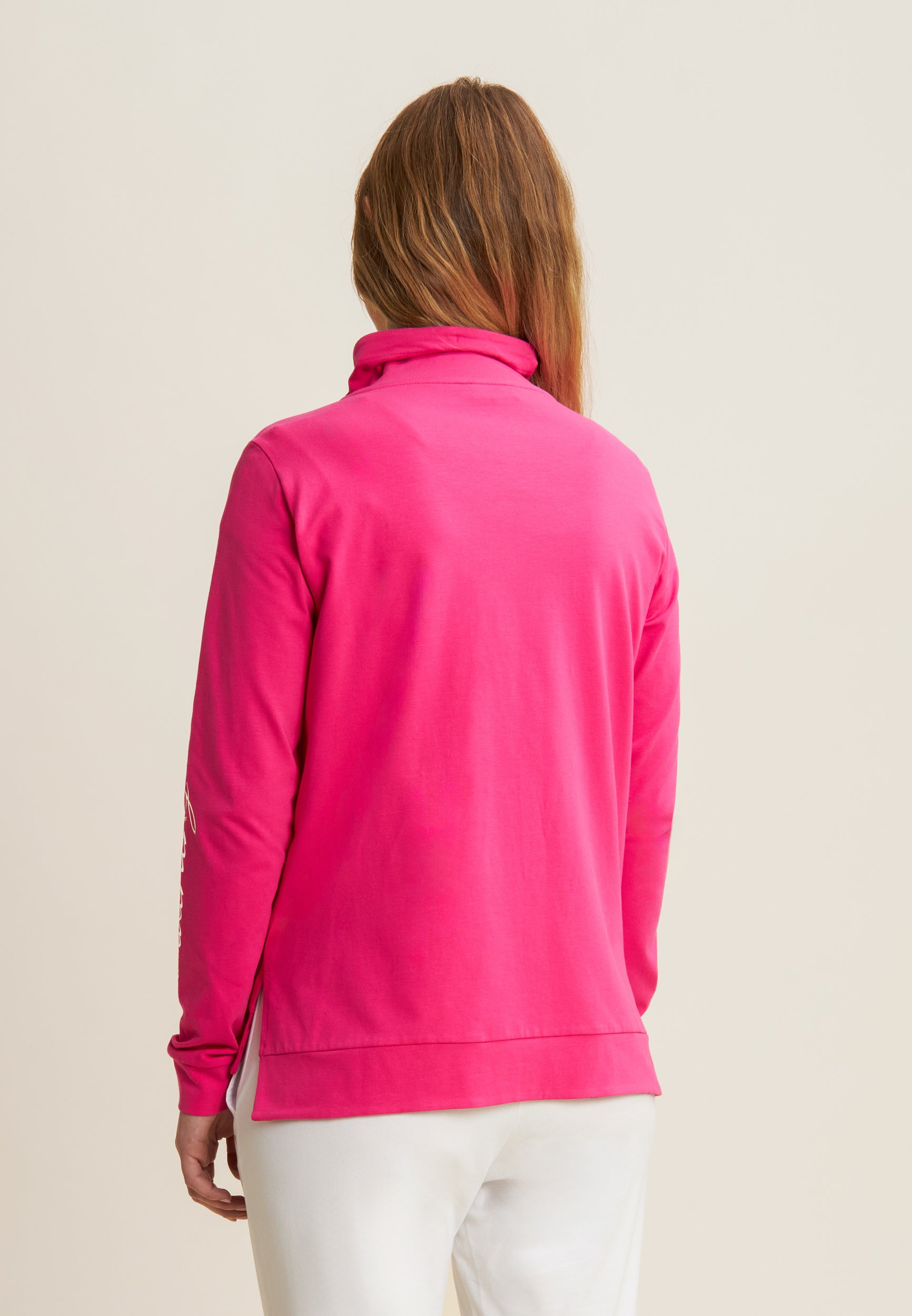 freddy-sweat-zip-col-haut-training-floral-or image 3