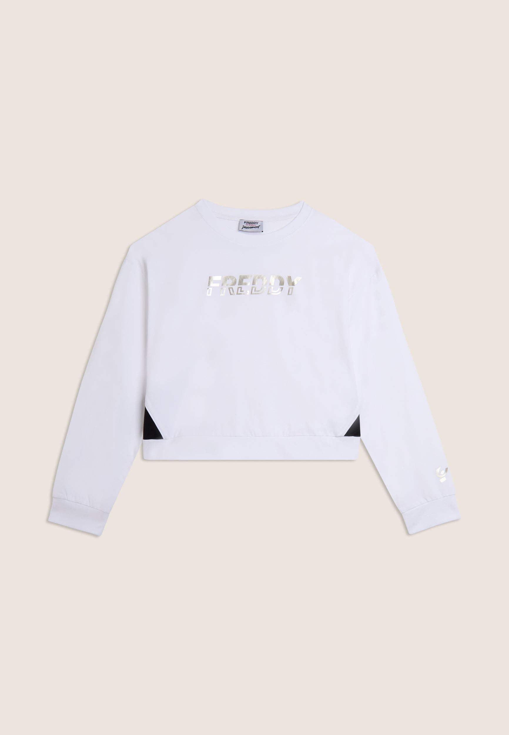 freddy-sweat-col-rond-heavy-jersey-logo-perl-contrast image 5