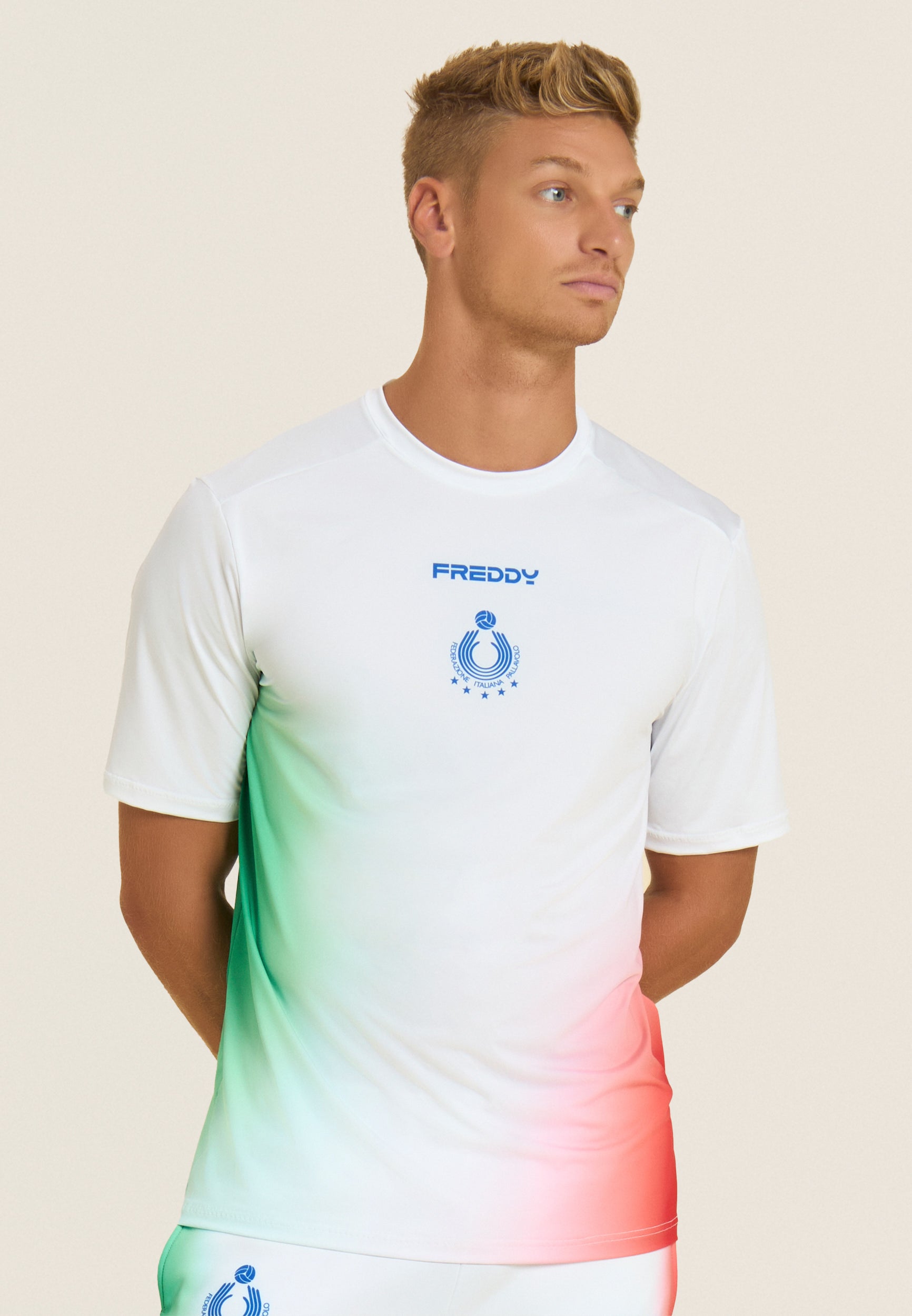freddy-t-shirt-homme-beach-volley-nazionale-italia-2025-26 image 1