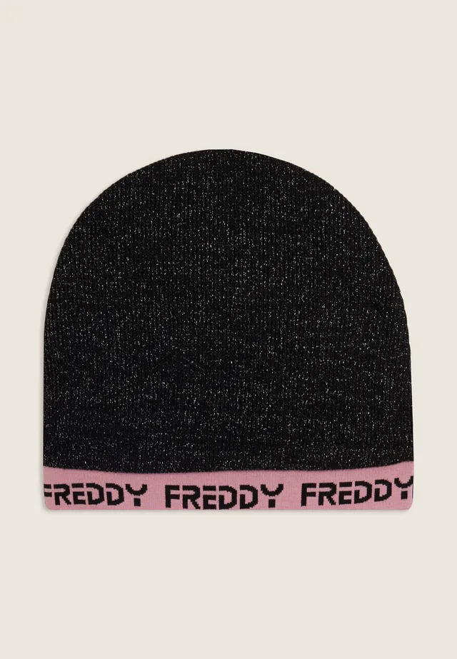freddy-bonnet-beanie-junior-m-lang-lurex-logo image 1