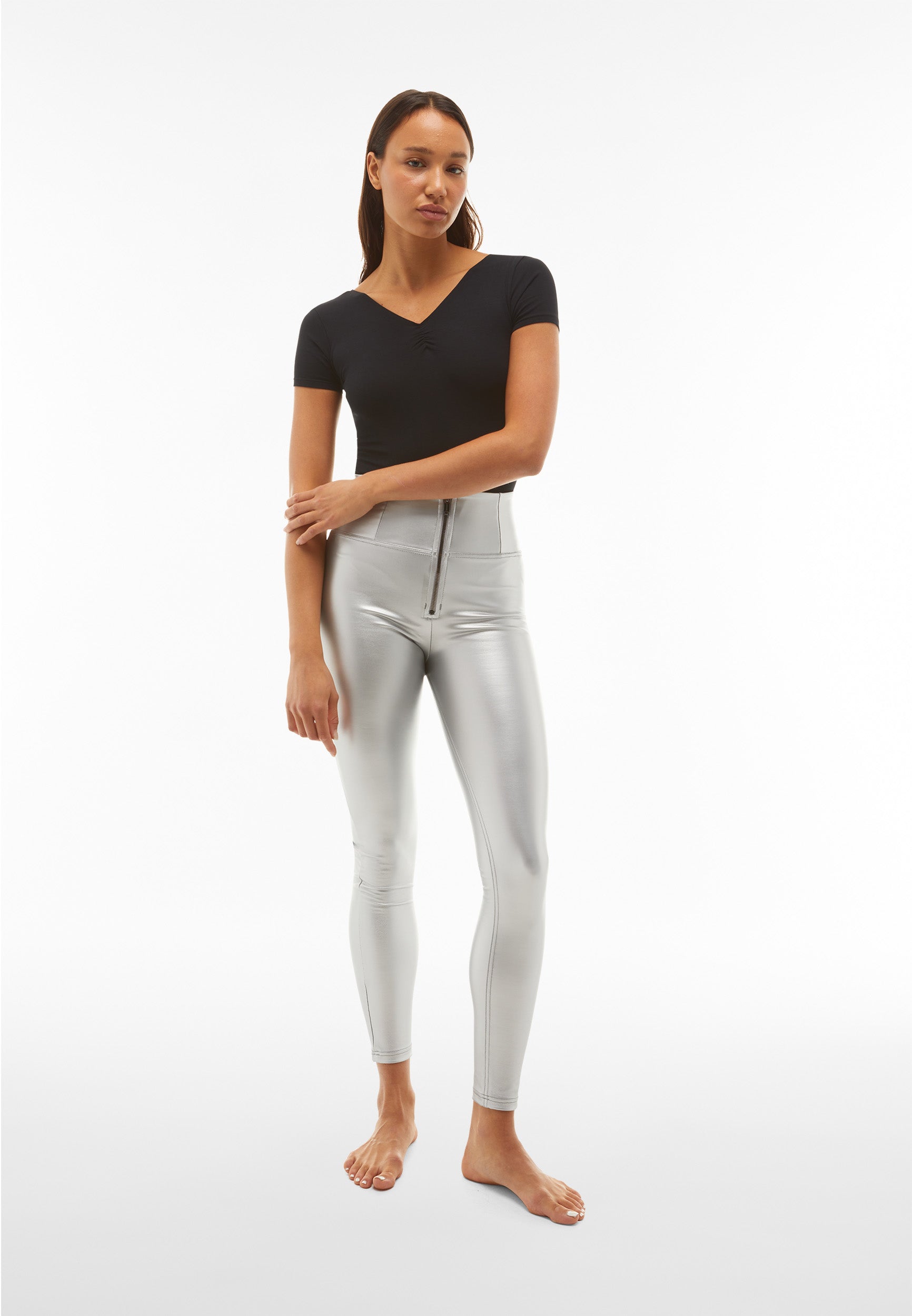 freddy-pantalon-wr-up-femme-taille-ultra-haute-simili-cuir-m-tallis image 2