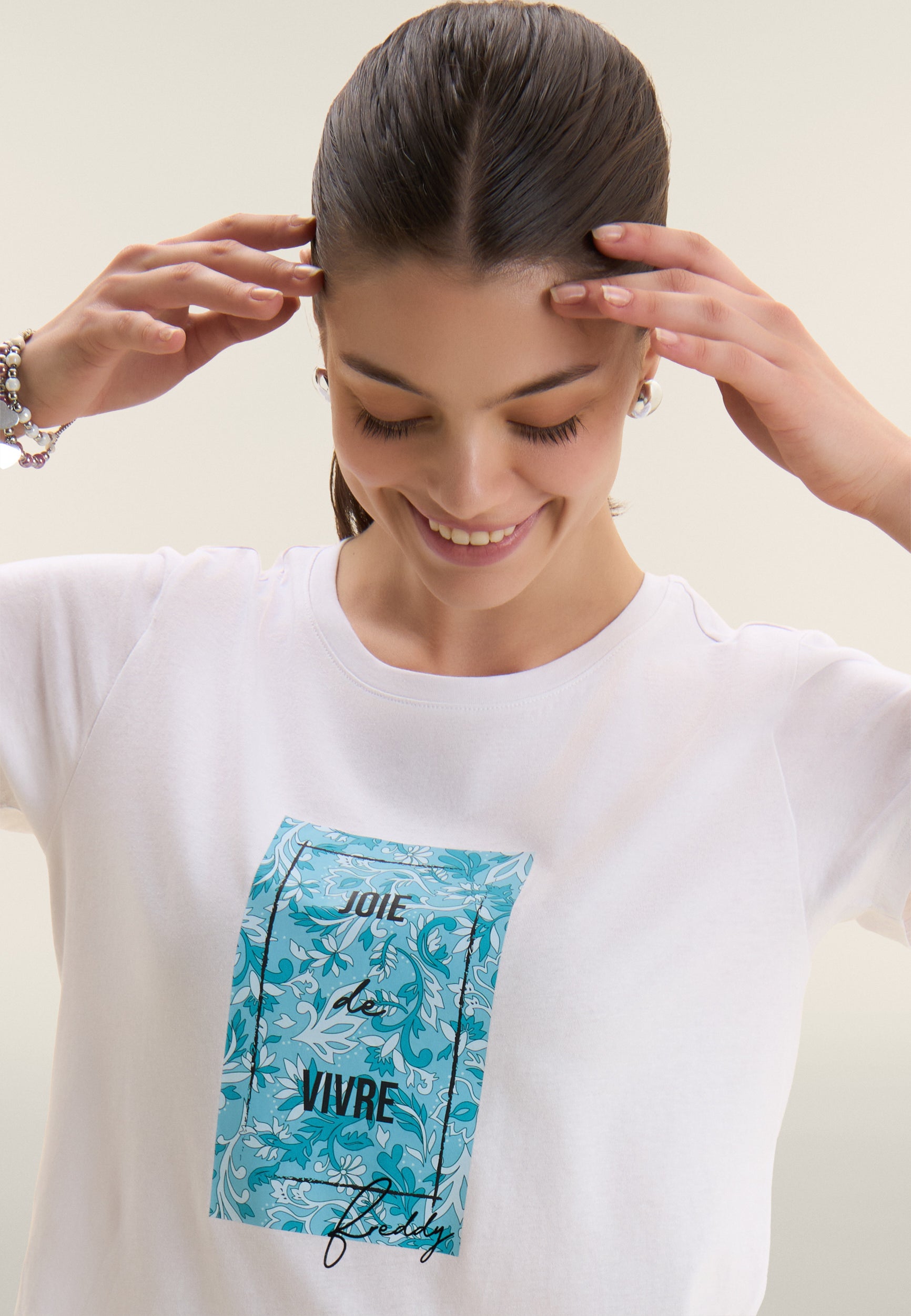 freddy-t-shirt-imprim-floral-coton-supima-manches-courtes image 4