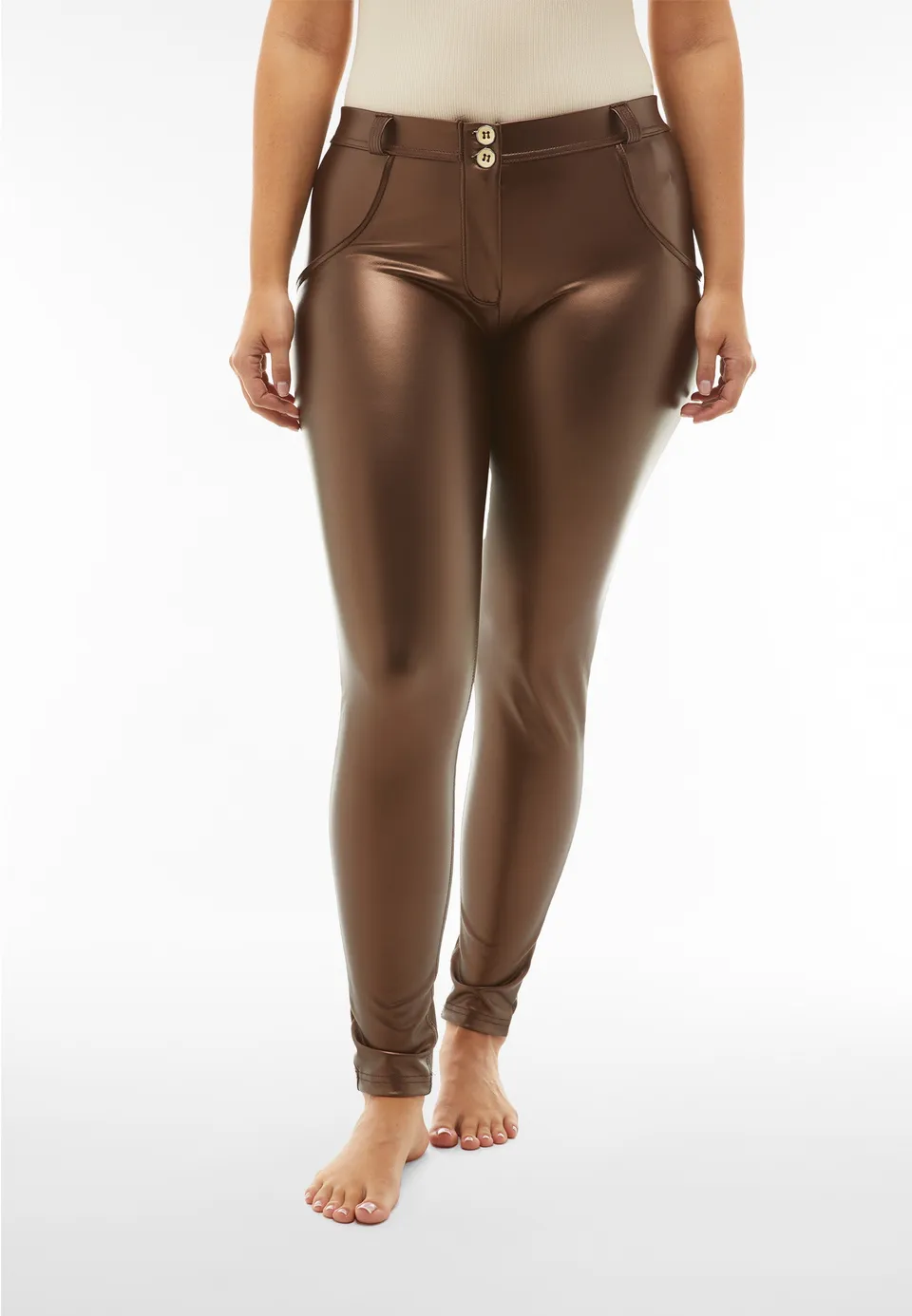 freddy-pantalon-push-up-wr-up-simili-cuir-m-tallis-superskinny image 1