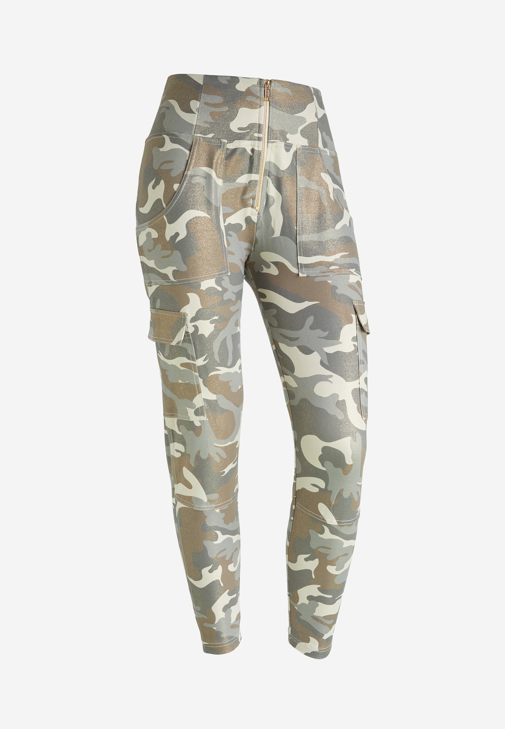 freddy-wr-up-pantalon-cargo-push-up-jersey-camouflage-lurex-dor image 6
