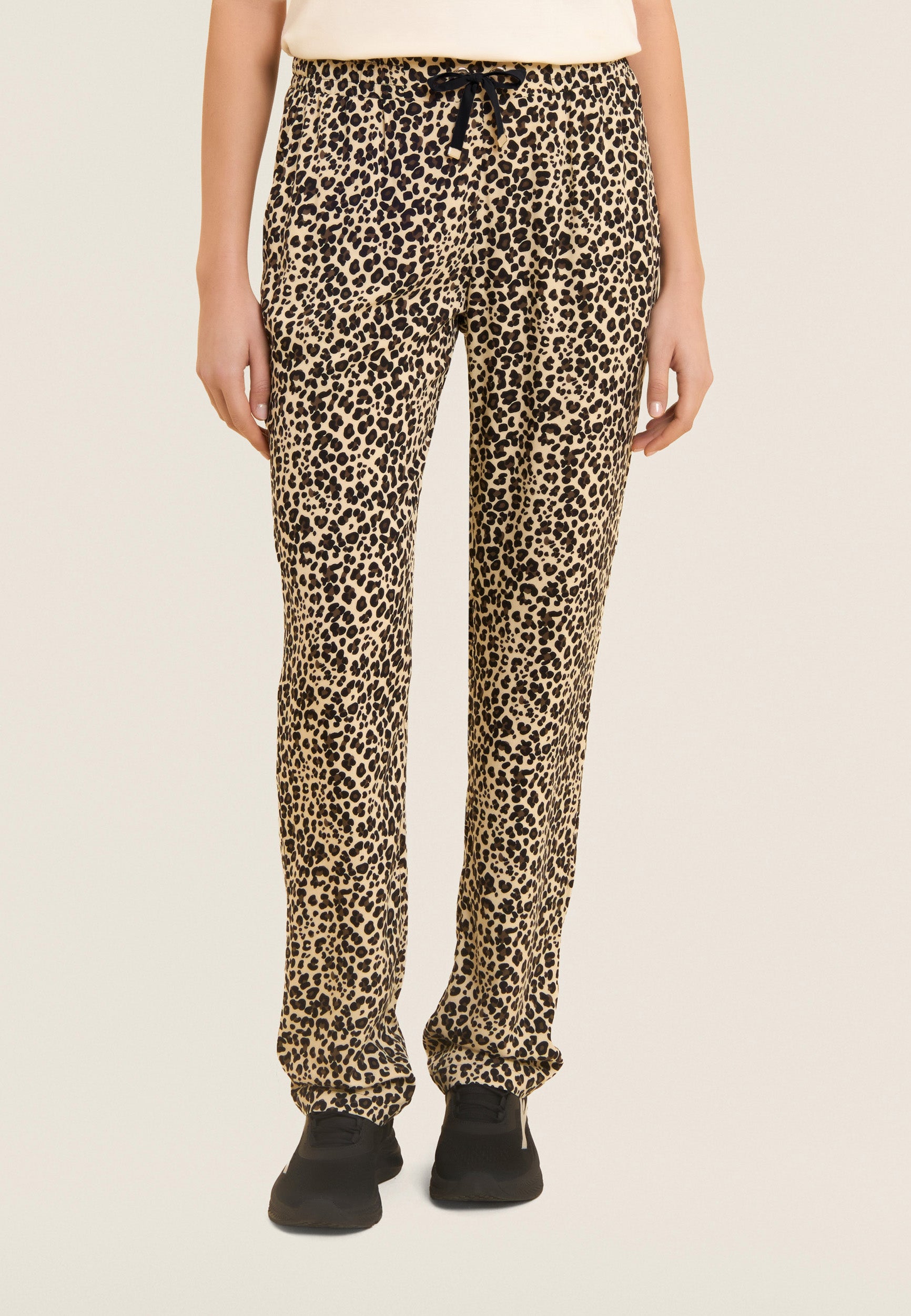 freddy-pantalon-droit-viscose-imprim-animalier-femme image 1