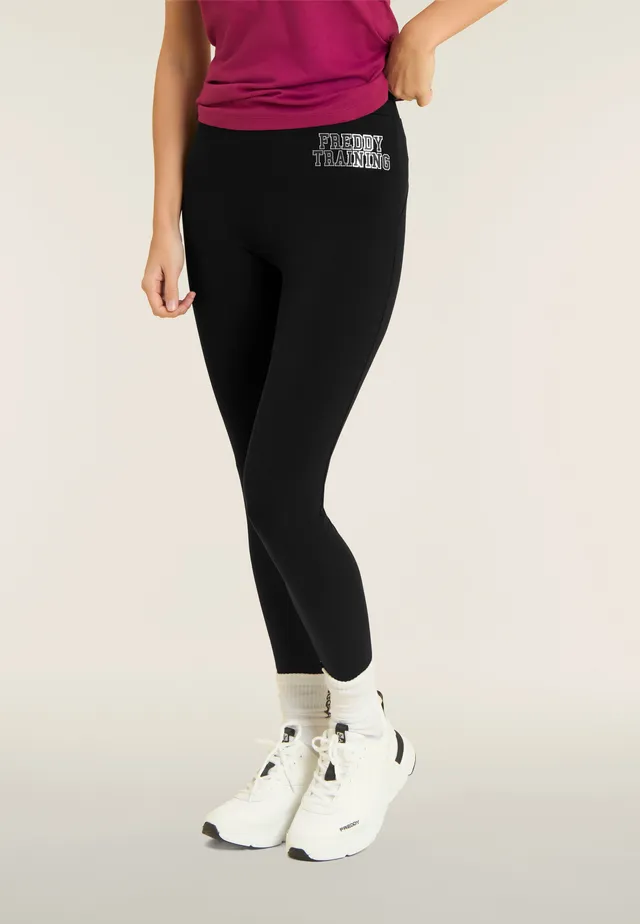 freddy-leggings-7-8-taille-haute-training-avec-carr image 1