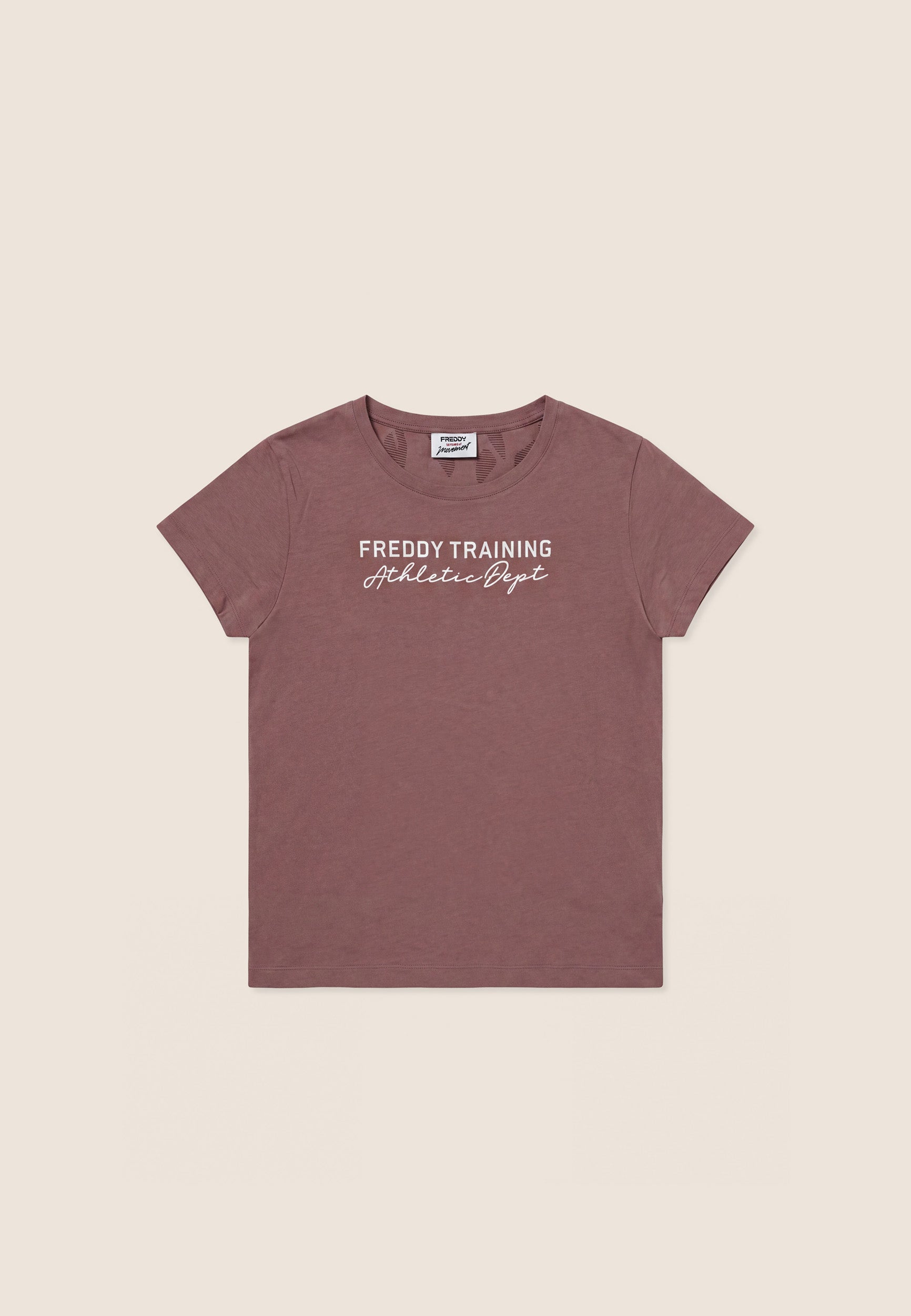 freddy-t-shirt-femme-regular-jersey-coton-fentes image 5