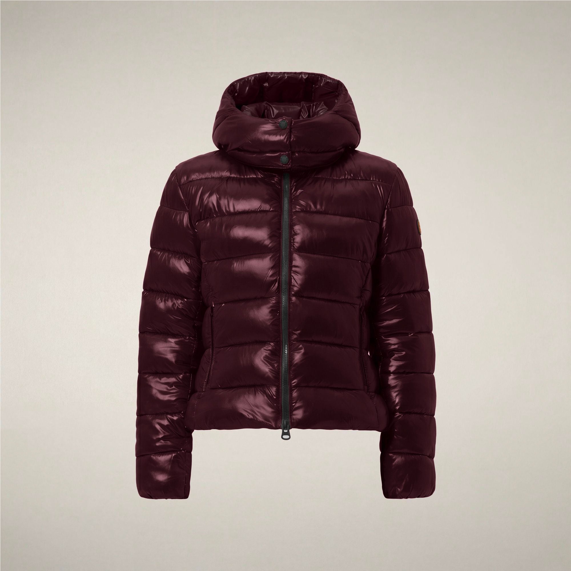 save-the-duck-cosmary-doudoune-femme-slim-bordeaux image 3