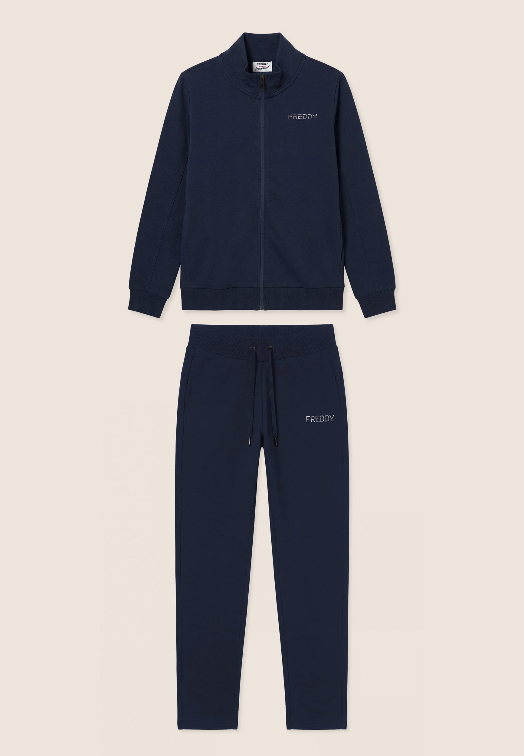 freddy-tuta-sportiva-donna-zip-col-haut-logos-perles image 1
