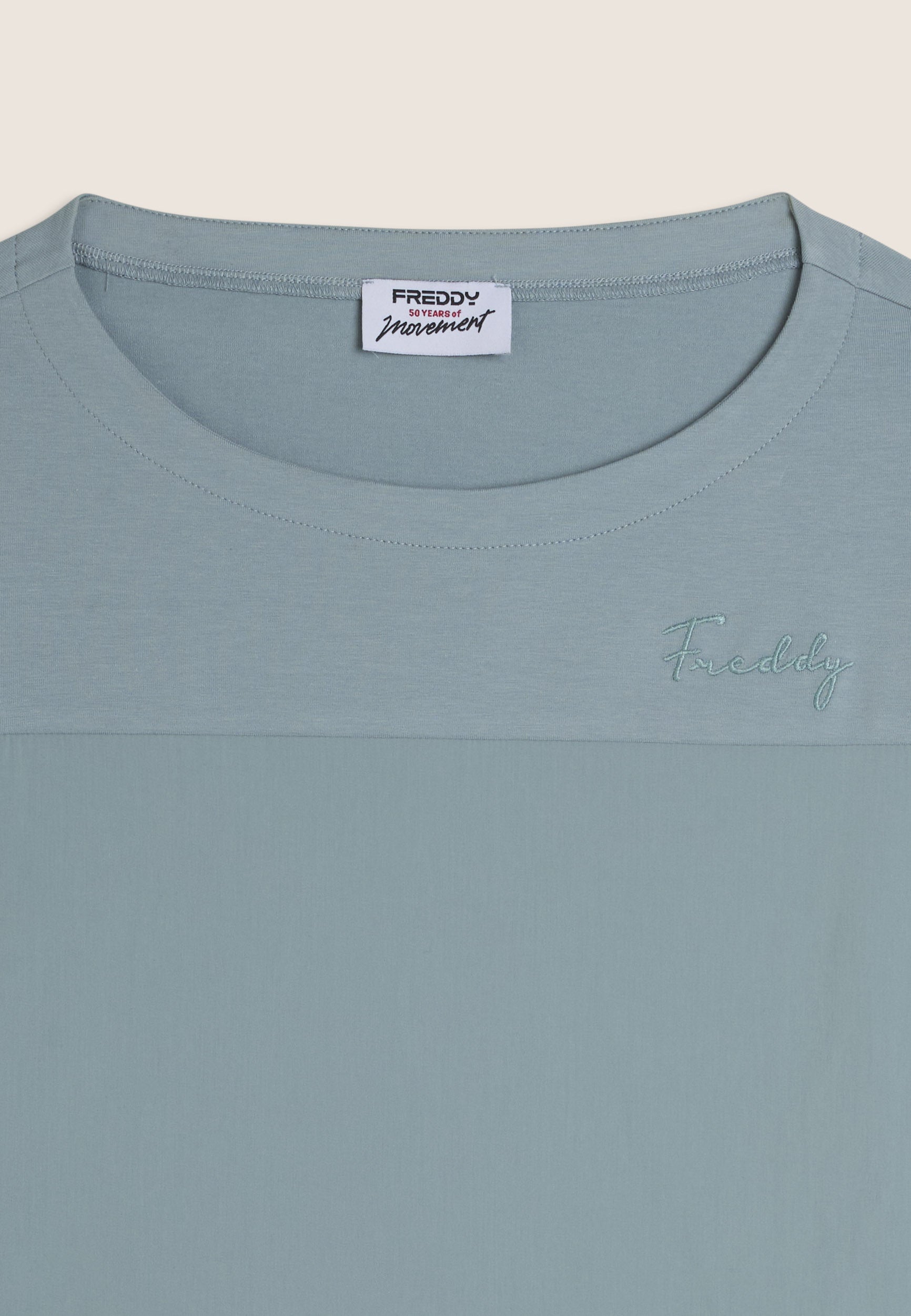 freddy-felpa-girocollo-broderie-florale-femme image 7