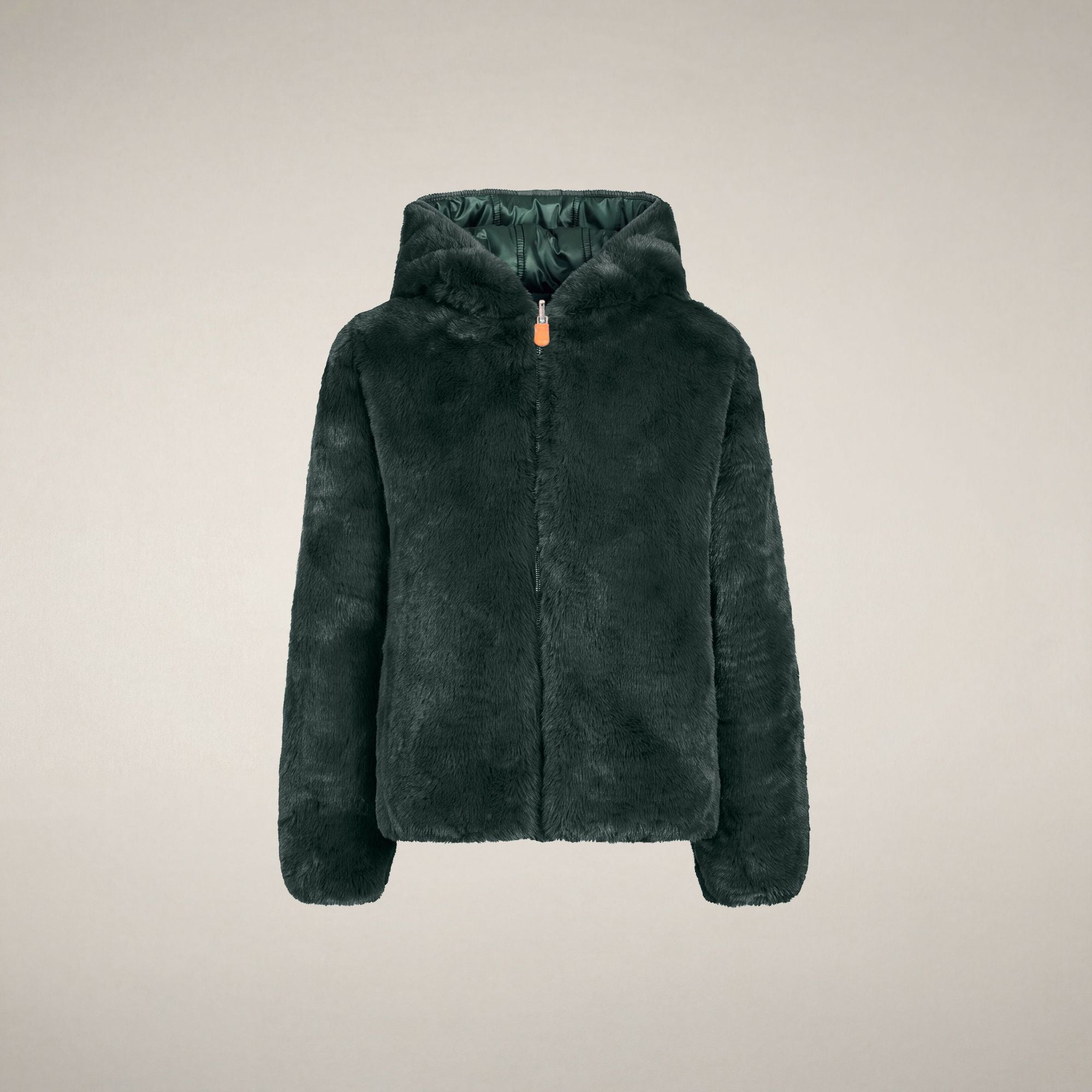 save-the-duck-chloe-veste-fille-r-versible-fourrure-vert-nori image 1
