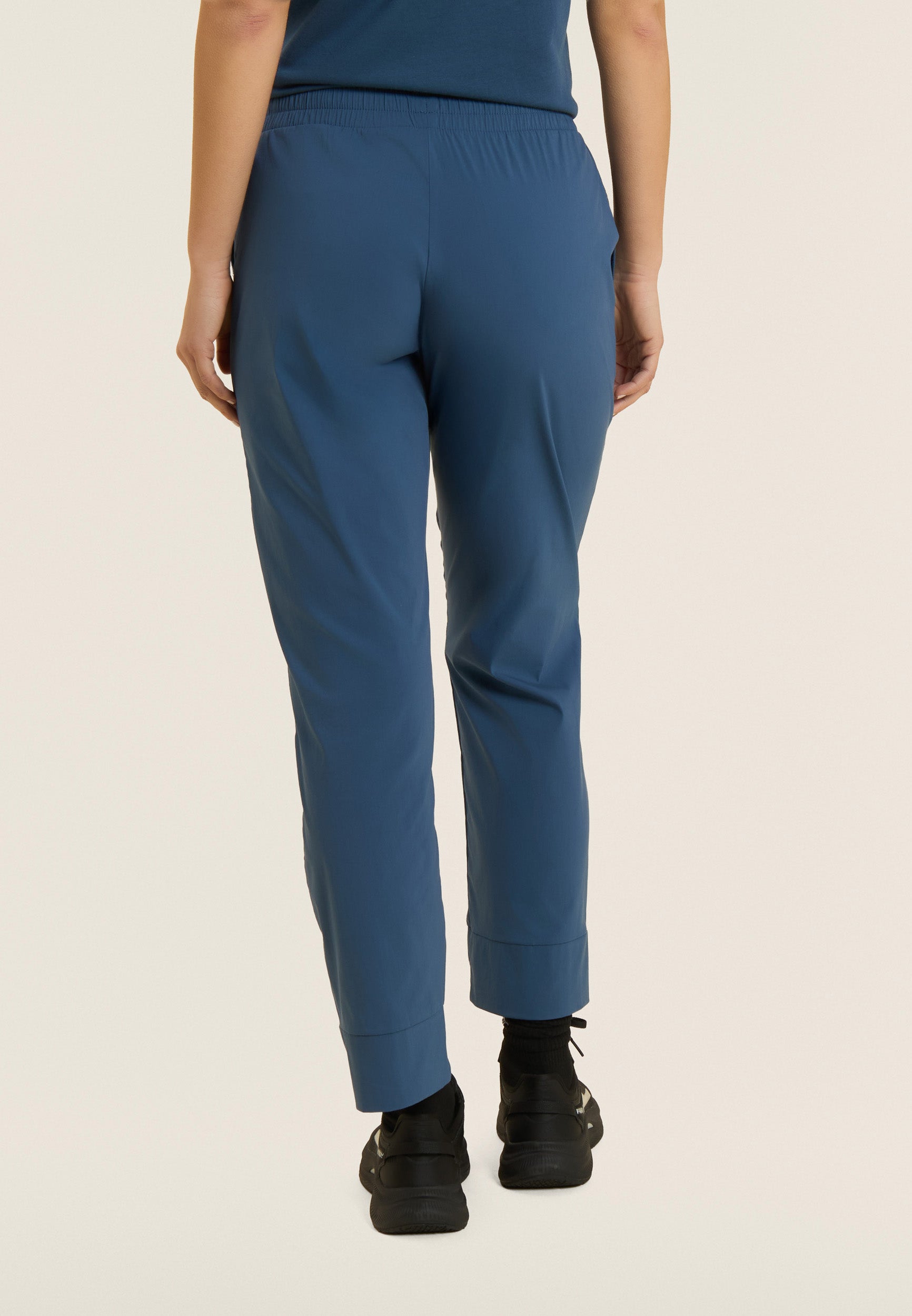 freddy-pantalon-cropped-carotte-en-popeline-stretch-femme image 3