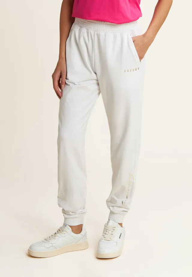 freddy-pantalon-training-femme-heavy-jersey-floreale image 1