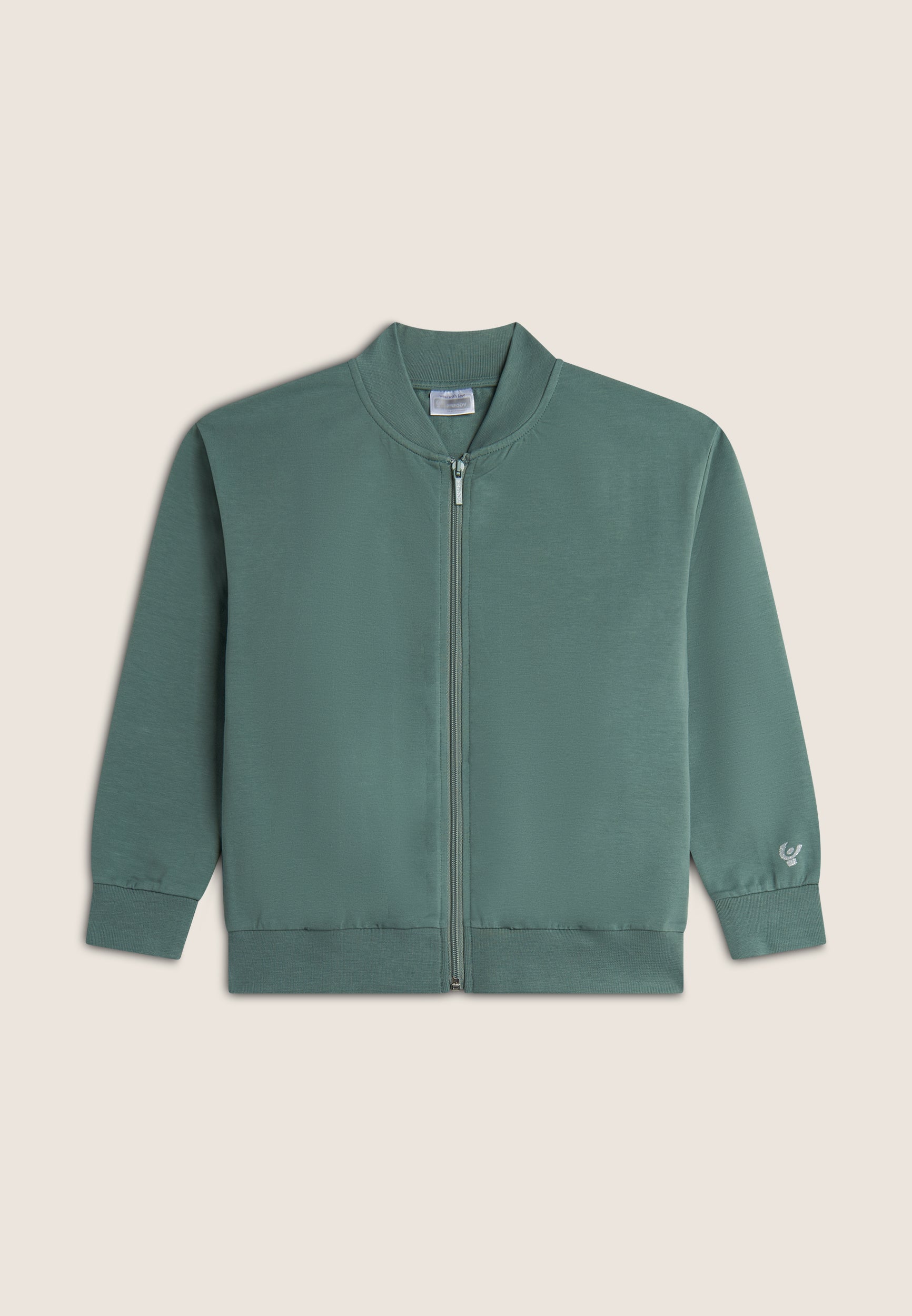 freddy-felpa-sweat-enfant-zipp-style-bomber-en-coton image 4