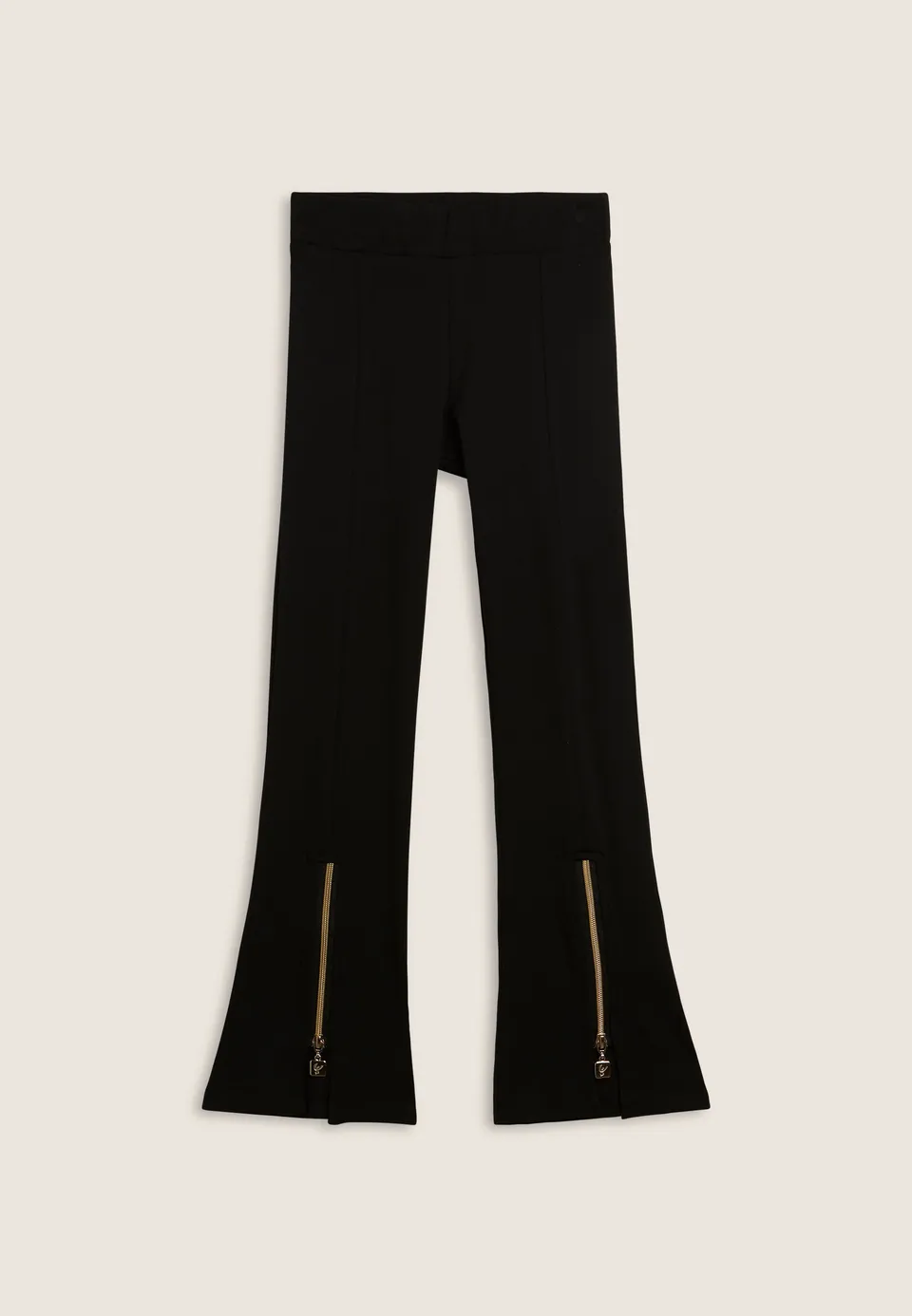 freddy-pantalon-flare-fille-zip-dor-fond-vas image 1
