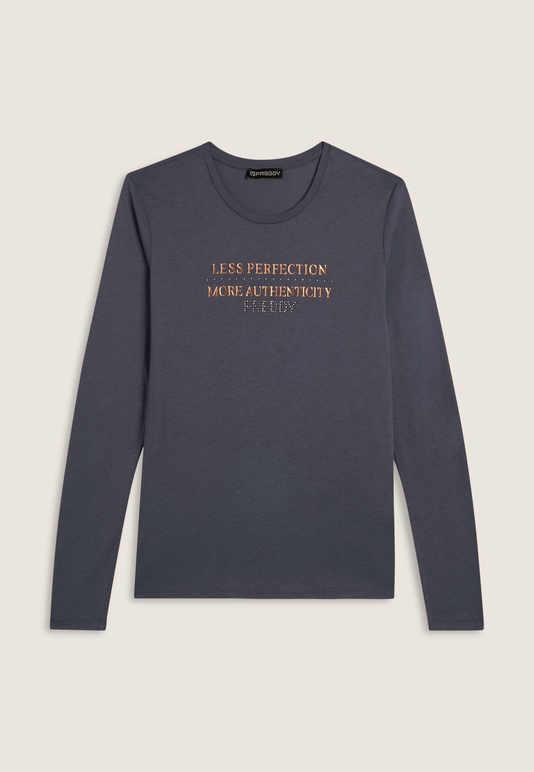 freddy-t-shirt-femme-manches-longues-graphique-metallis image 8