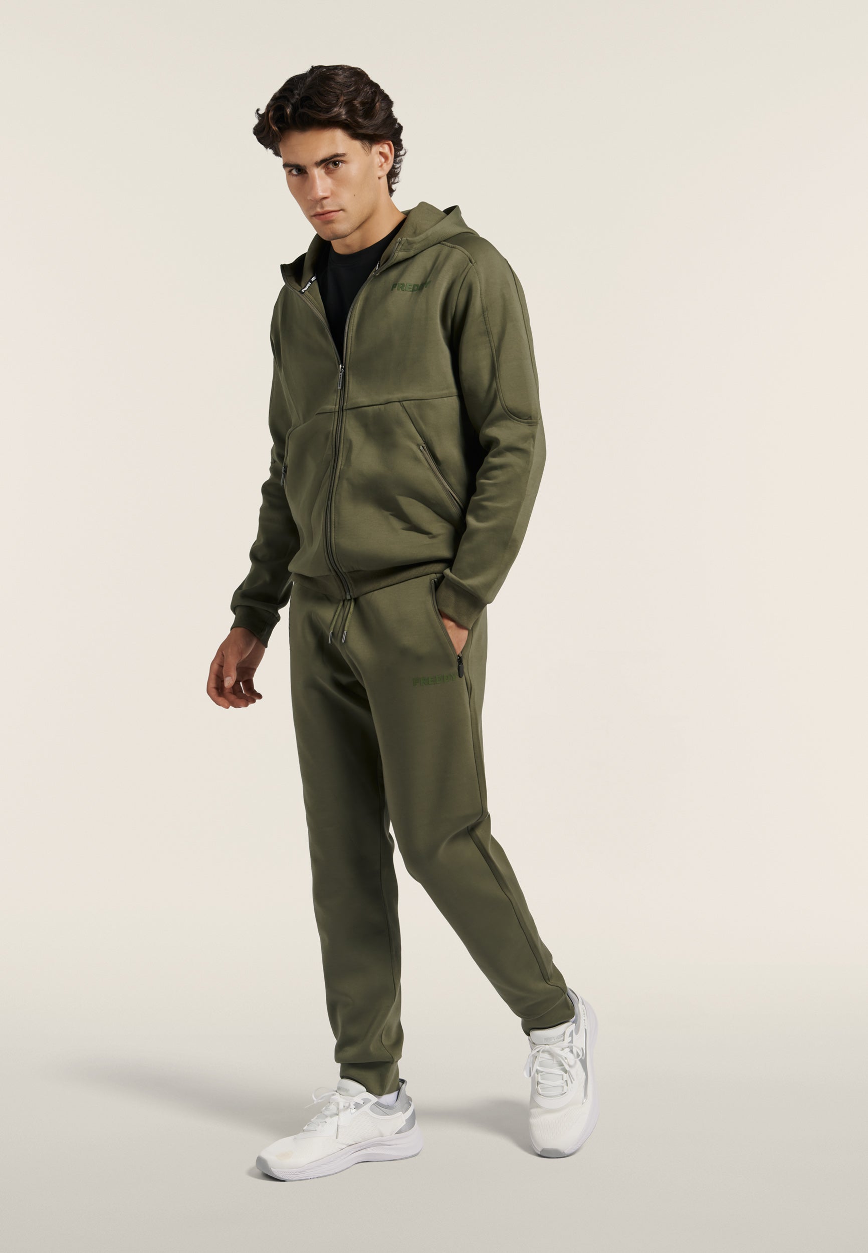 freddy-pantalon-sport-interlock-regular-homme-stretch-chaud-poches-zipp-es image 2
