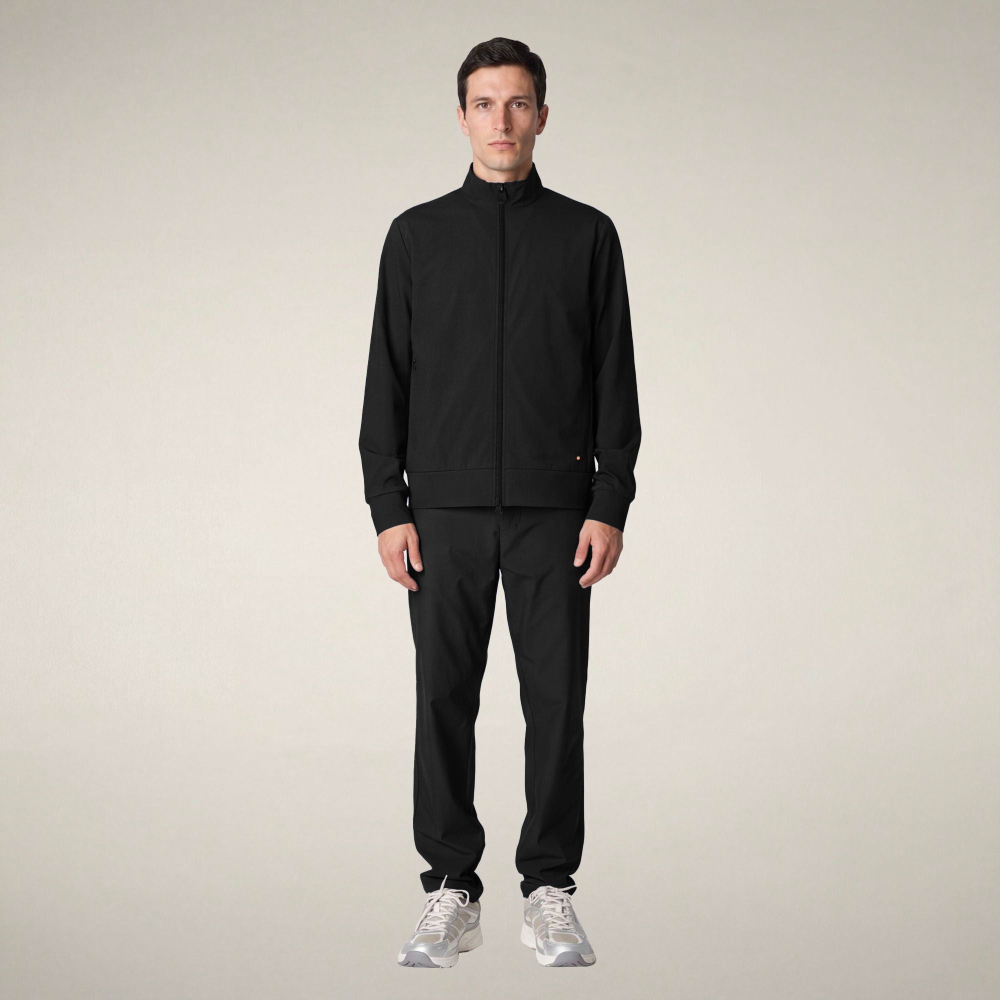 save-the-duck-tulio-sweat-zipp-homme-noir-technique image 1