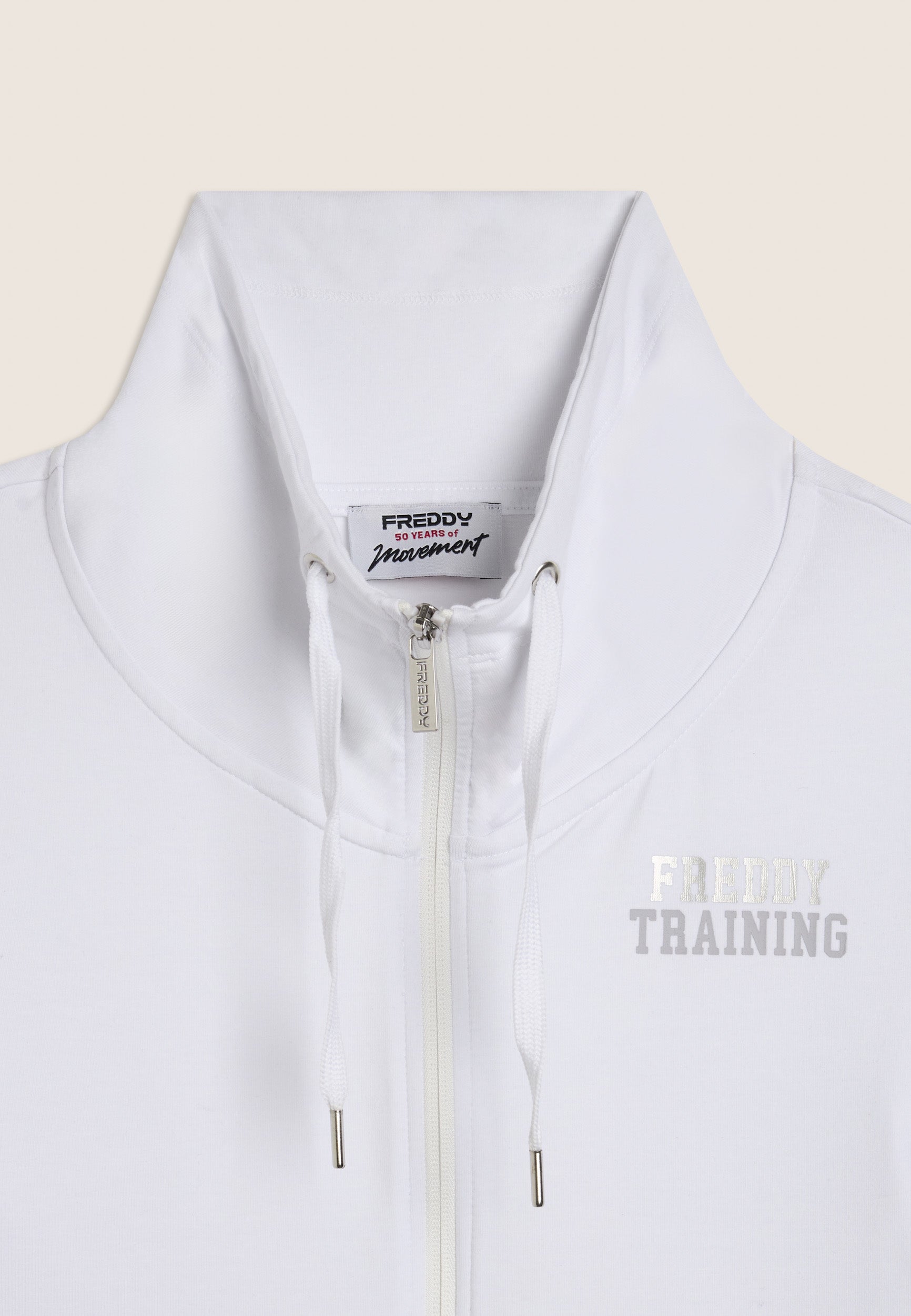 freddy-sweat-full-zip-col-haut-heavy-jersey-d-tails-silver image 7