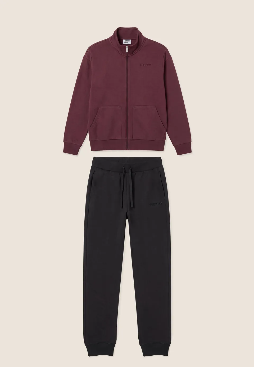 freddy-surv-tement-homme-zip-col-haut-poches-plaqu-es image 1
