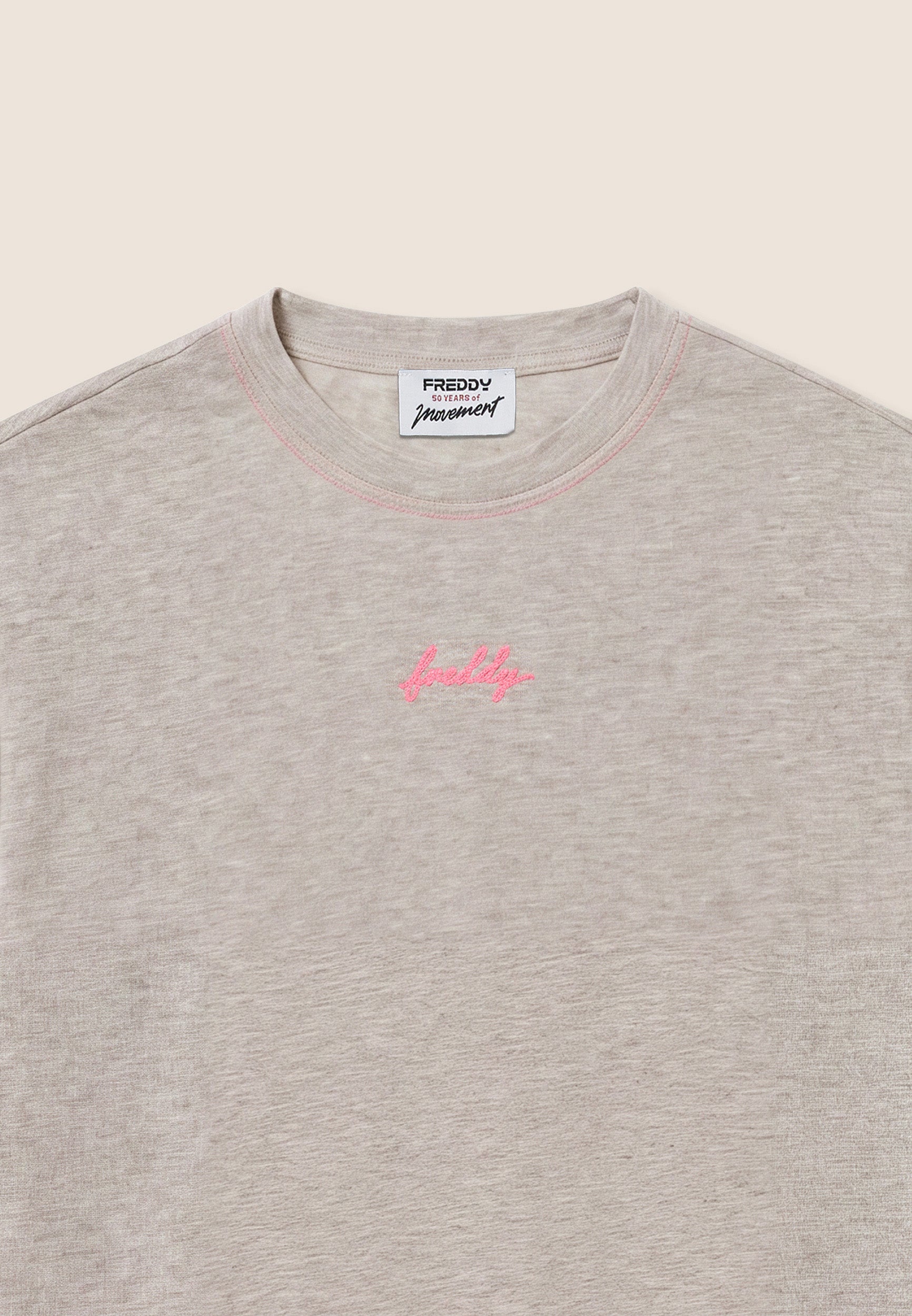freddy-t-shirt-femme-comfort-jersey-m-lang-d-tails-fluo image 6