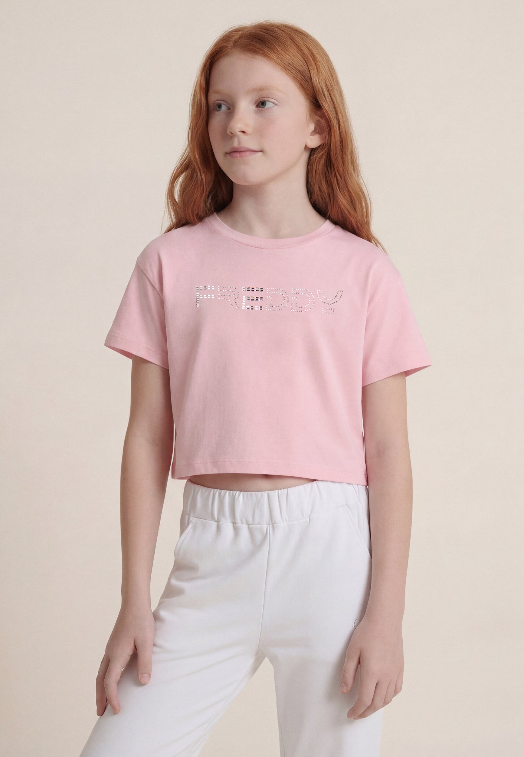 freddy-t-shirt-cropped-fille-ouverture-dos-strass-comfort image 1