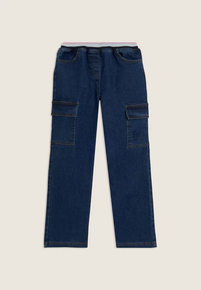 freddy-jean-junior-cargo-regular-droit-taille-lastique image 1