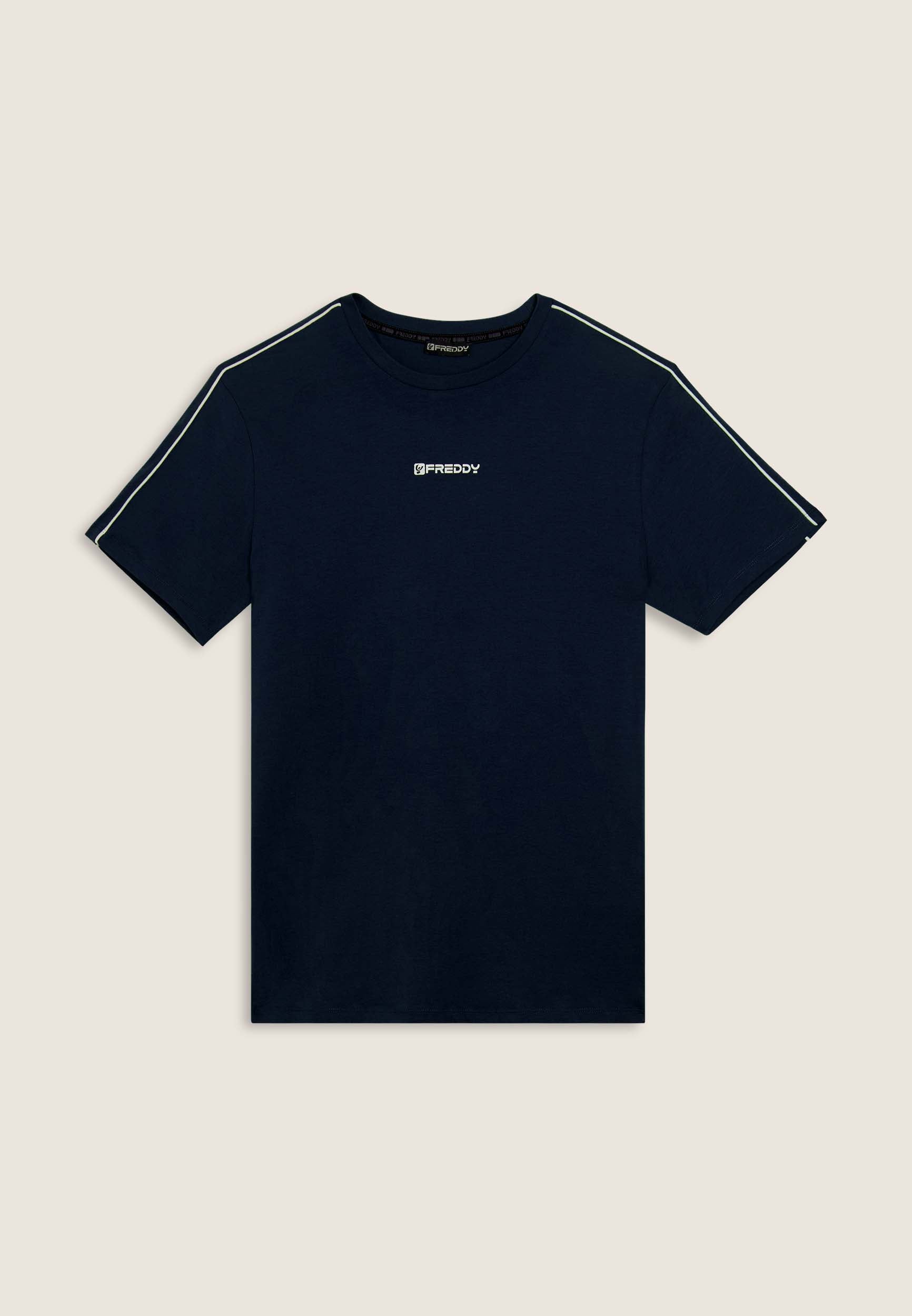 freddy-t-shirt-homme-jersey-stretch-coutures-contraste image 7
