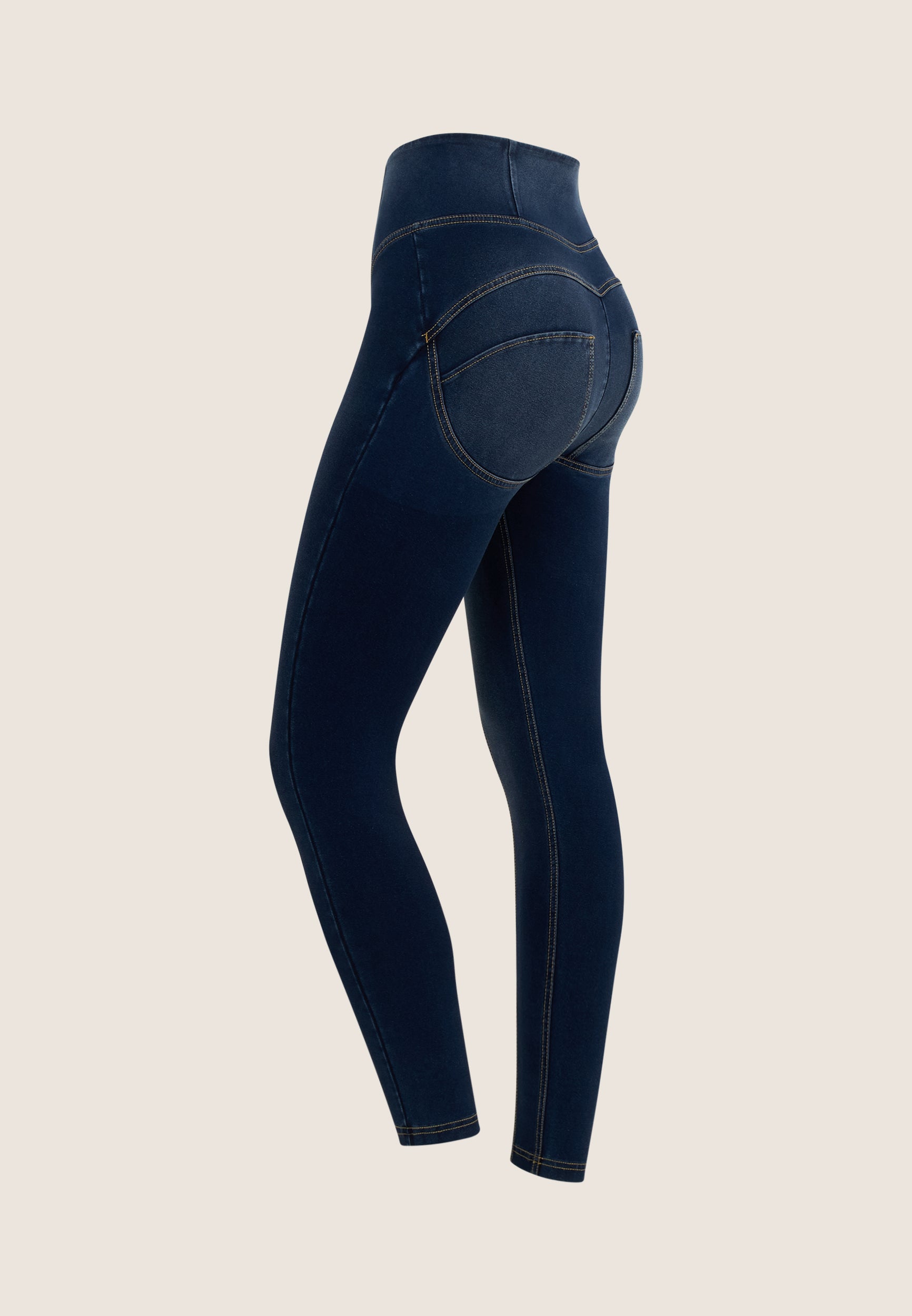 jeggings-freddy-wr-up-7-8-taille-haute-couture-centrale-effet-denim image 7