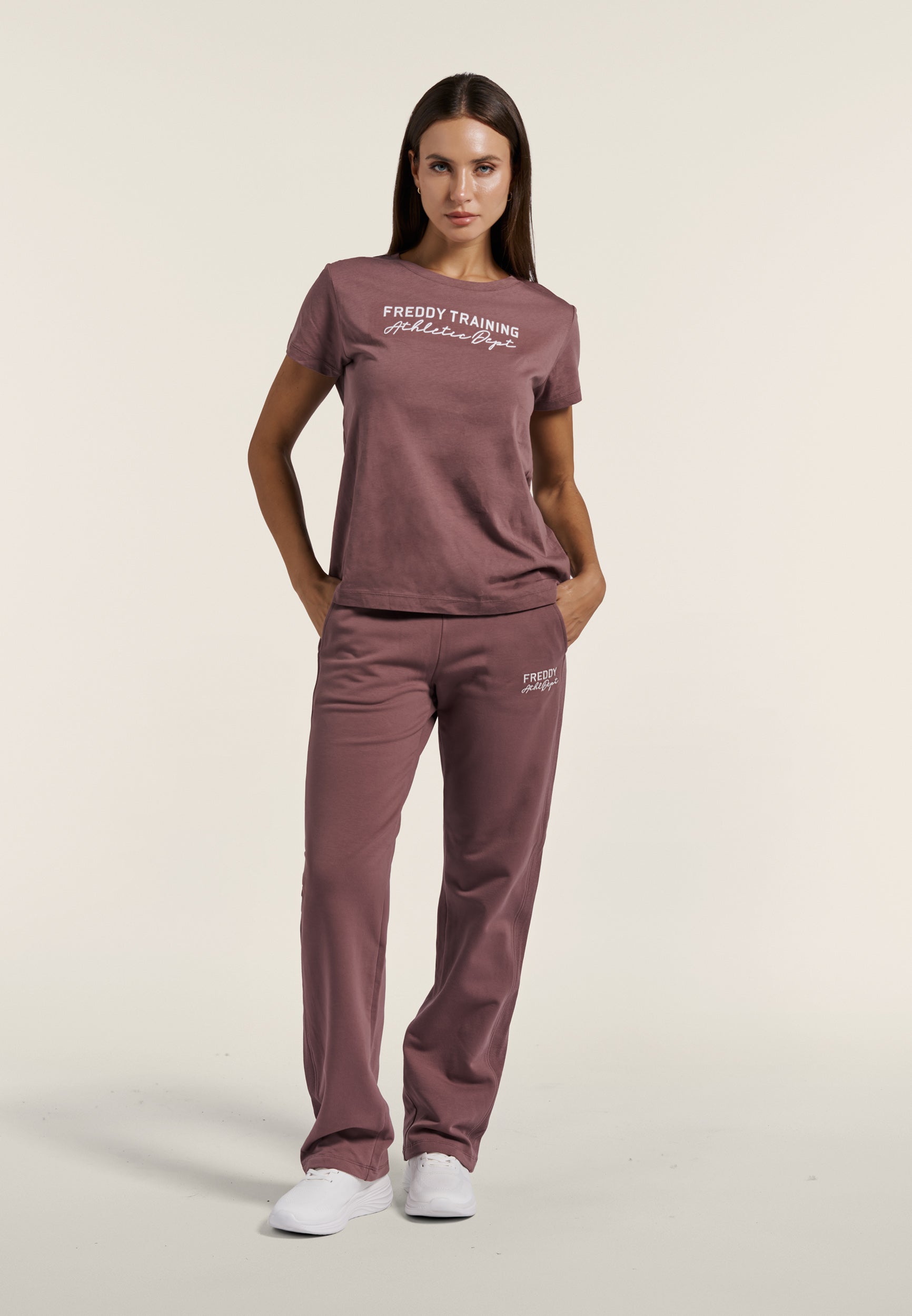 freddy-t-shirt-femme-regular-jersey-coton-fentes image 2