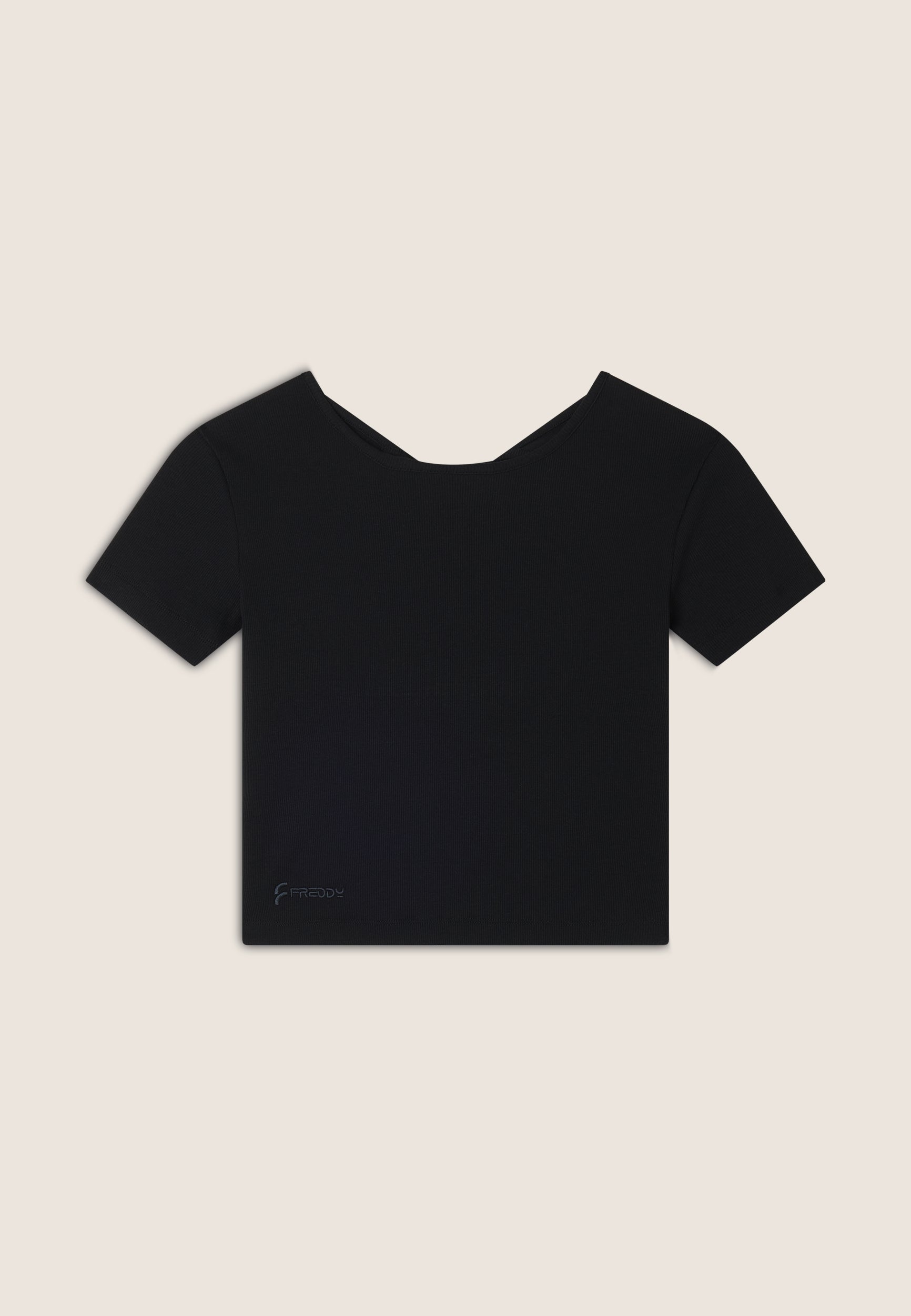 freddy-t-shirt-slim-fit-c-tel-ouverture-dos-femme image 5