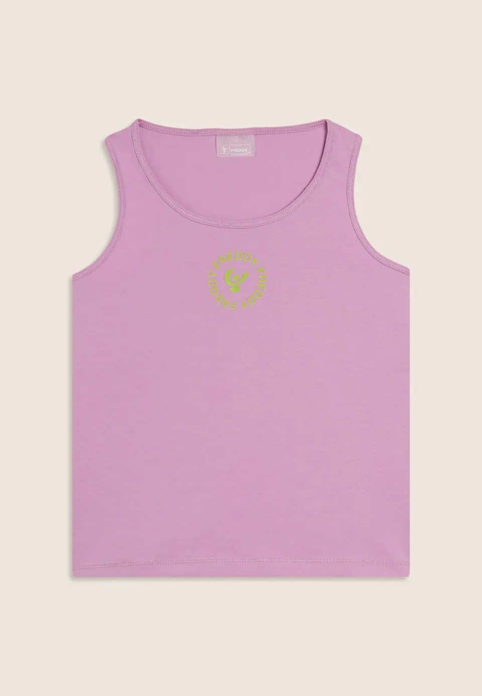 freddy-canotta-girocollo-logo-d-bardeur-coton-femme image 1
