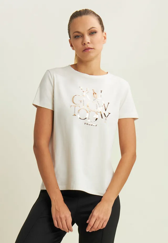 freddy-t-shirt-you-glow-today-strass-dor-s image 1