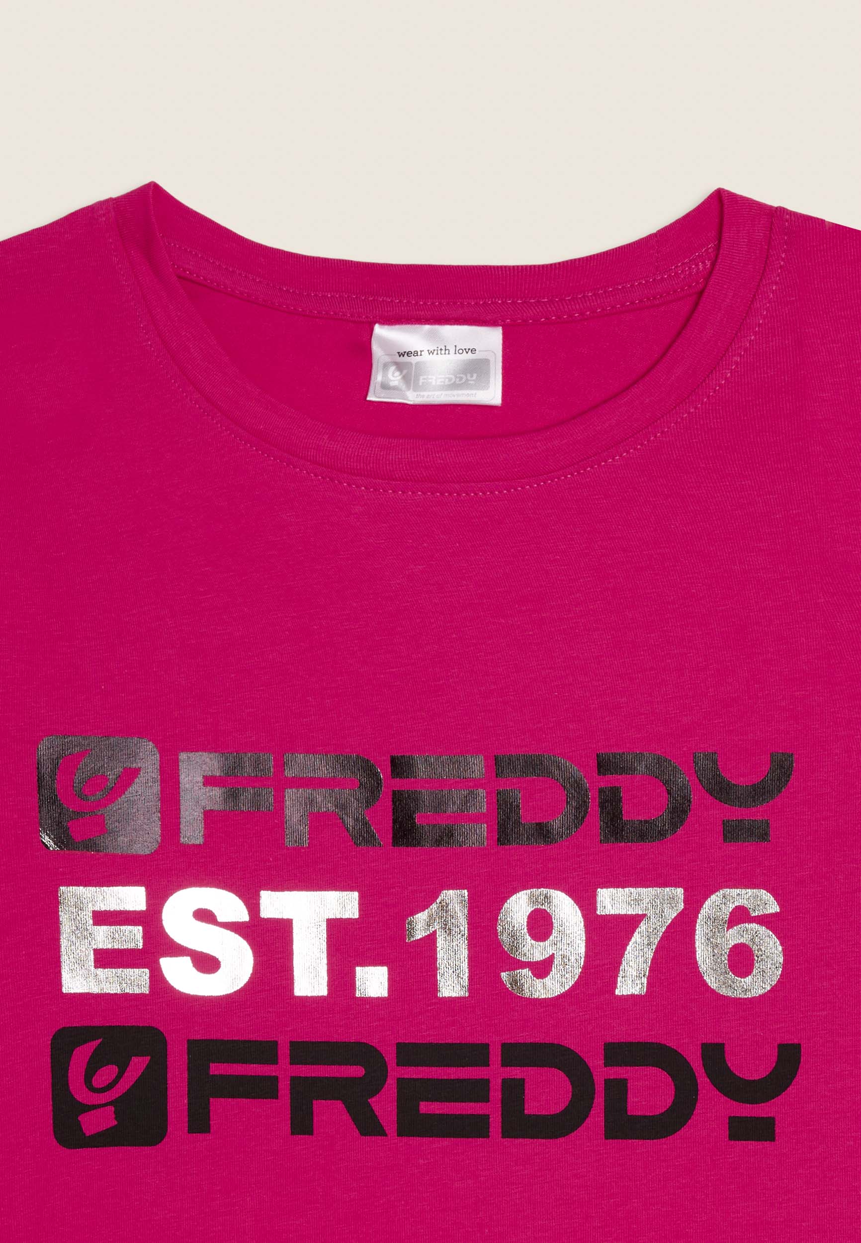 freddy-t-shirt-junior-manches-longues-est-1976-m-tallis-coton-stretch image 6
