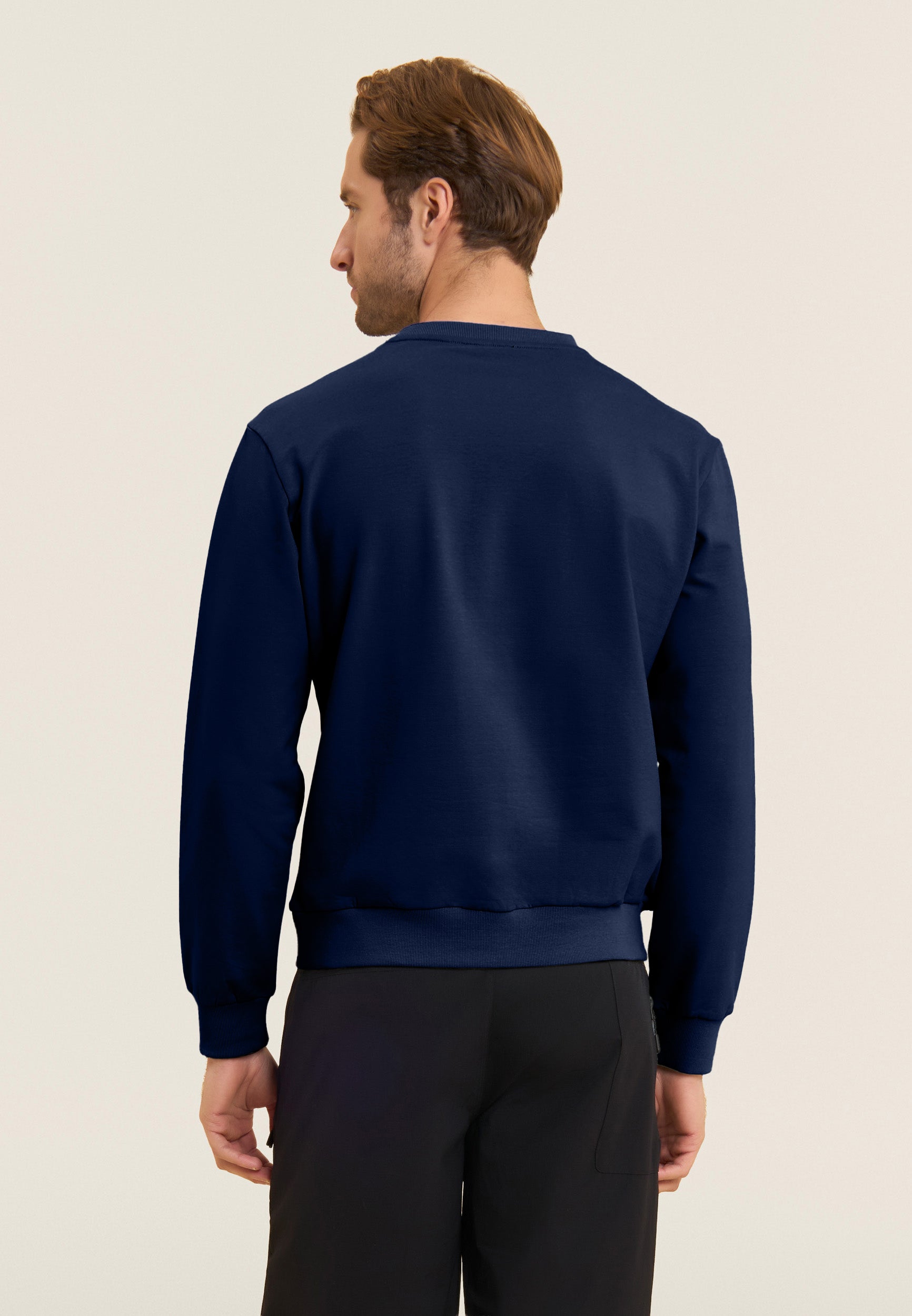 freddy-sweat-homme-col-rond-baby-french-terry-poche-zip image 3