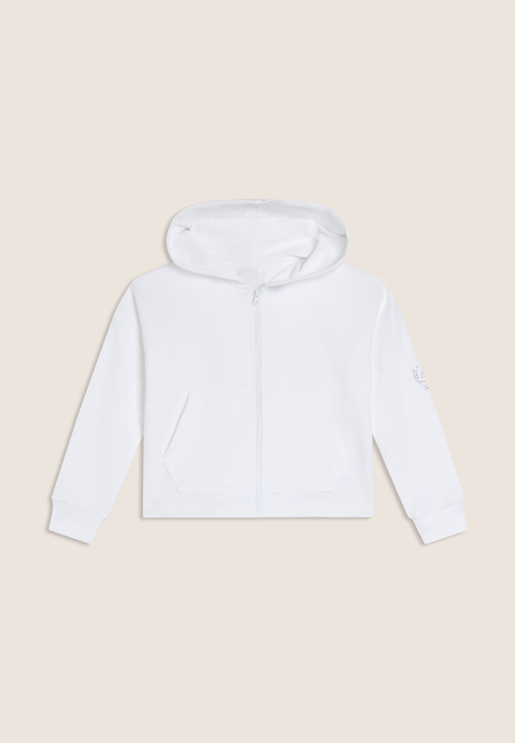 freddy-sweat-cropped-zip-capuche-fille-french-terry image 8