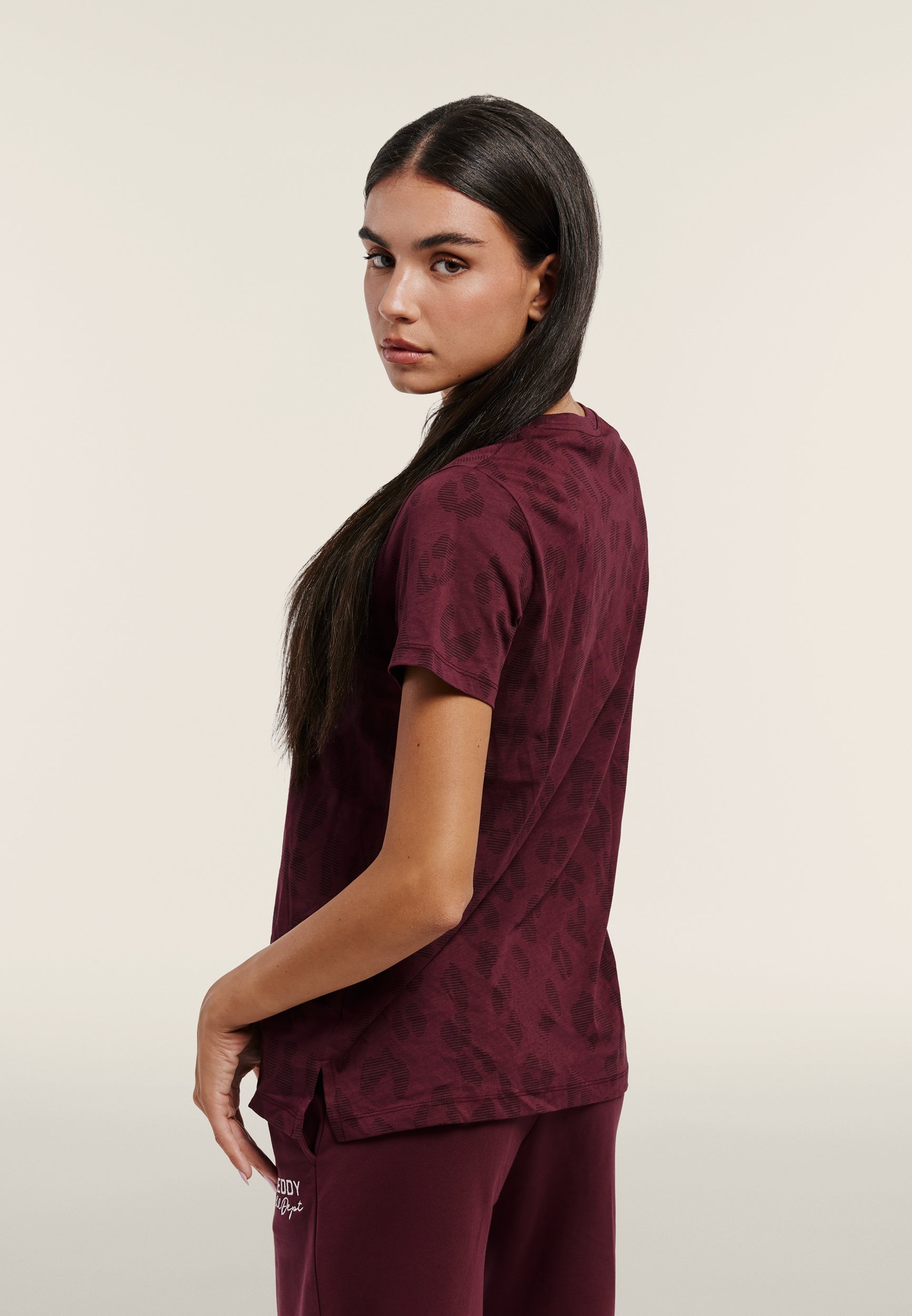 freddy-t-shirt-femme-regular-imprim-l-opard image 3