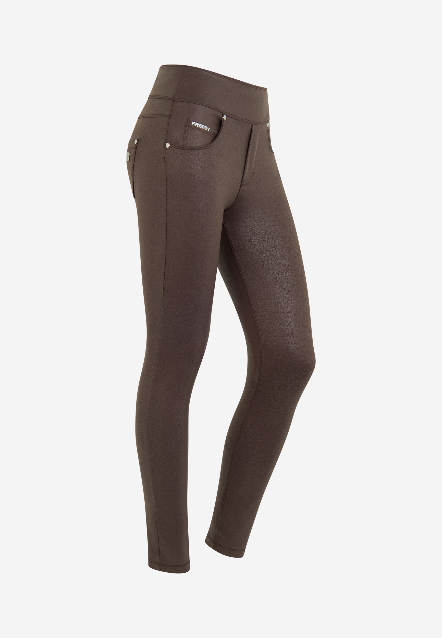 freddy-pantalon-skinny-n-o-w-simili-cuir-taille-moyenne image 4