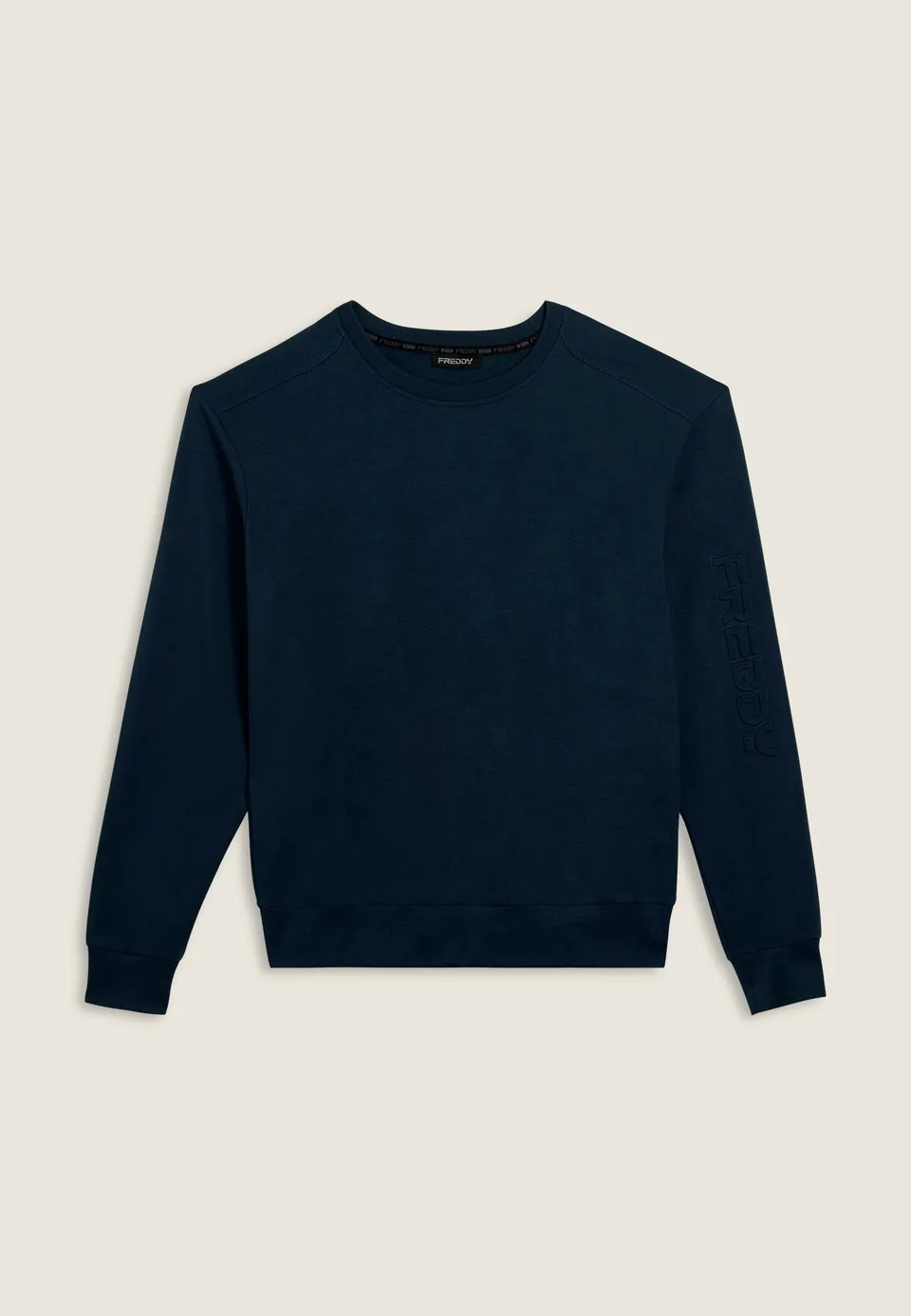 freddy-sweat-col-rond-homme-interlock-maxi-logo-manche image 1
