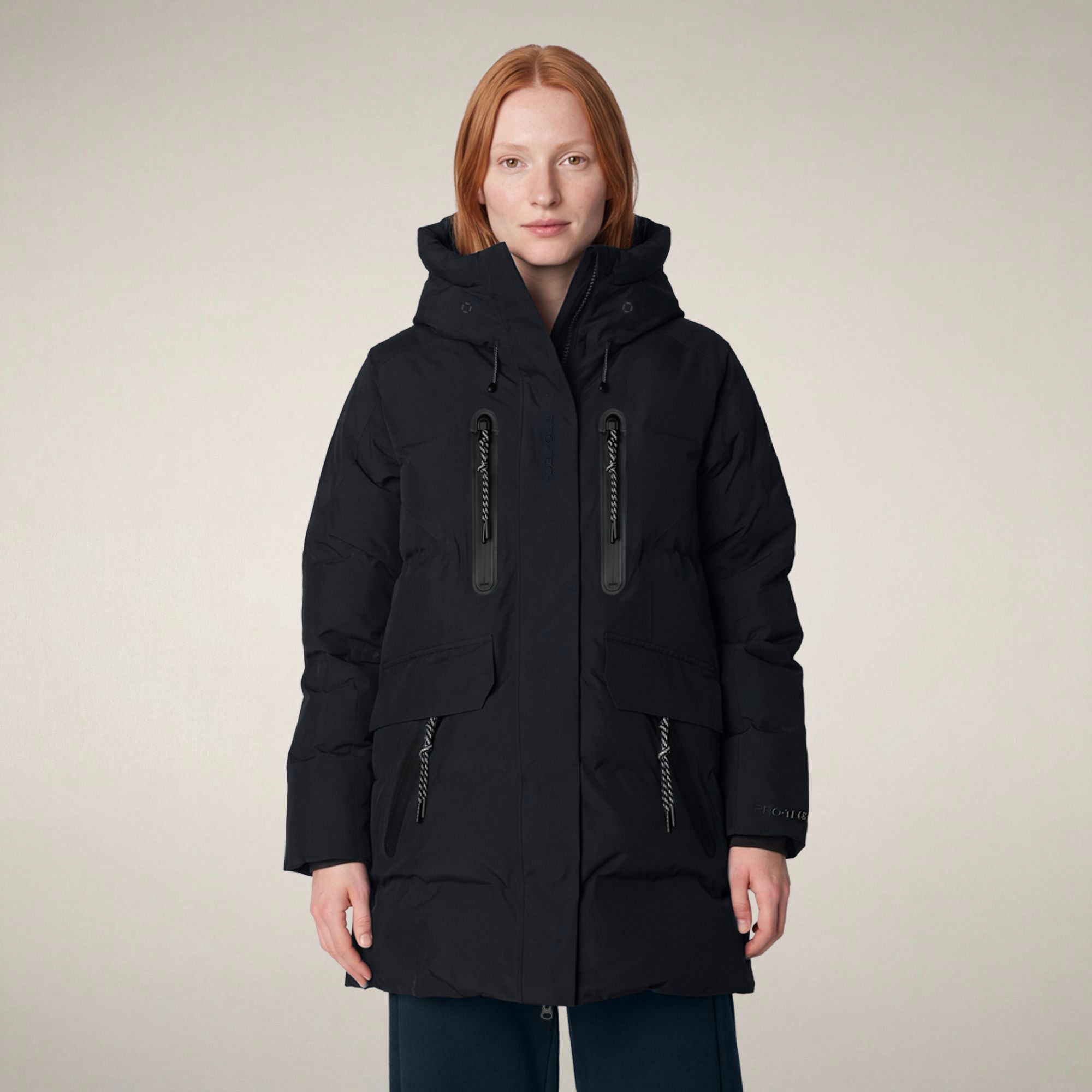 save-the-duck-k2-parka-femme-noir image 5