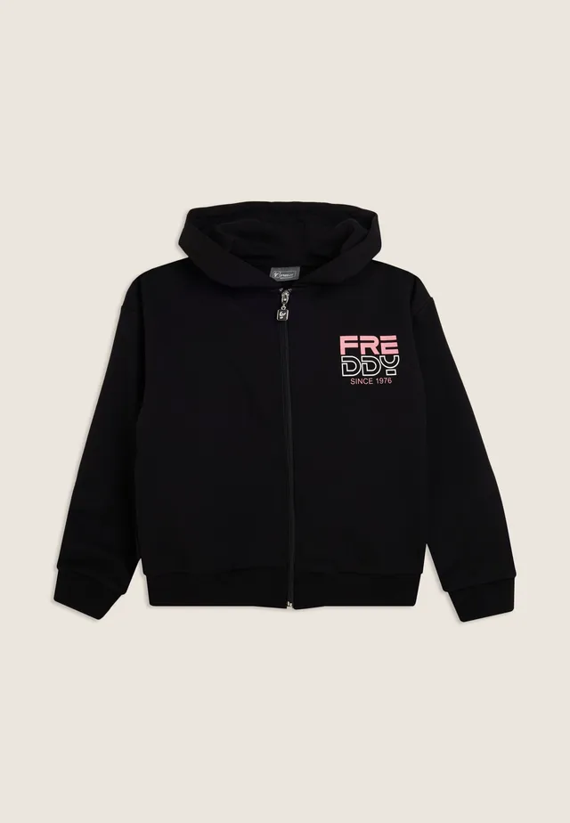 freddy-sweat-junior-full-zip-capuche-logo-bicolore image 1