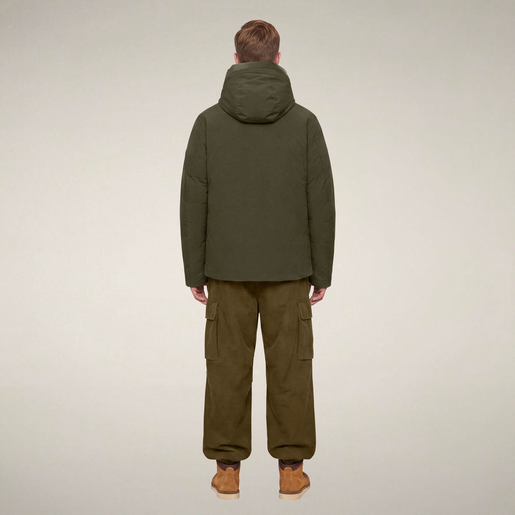 save-the-duck-stewart-veste-homme-vert-serpent image 2