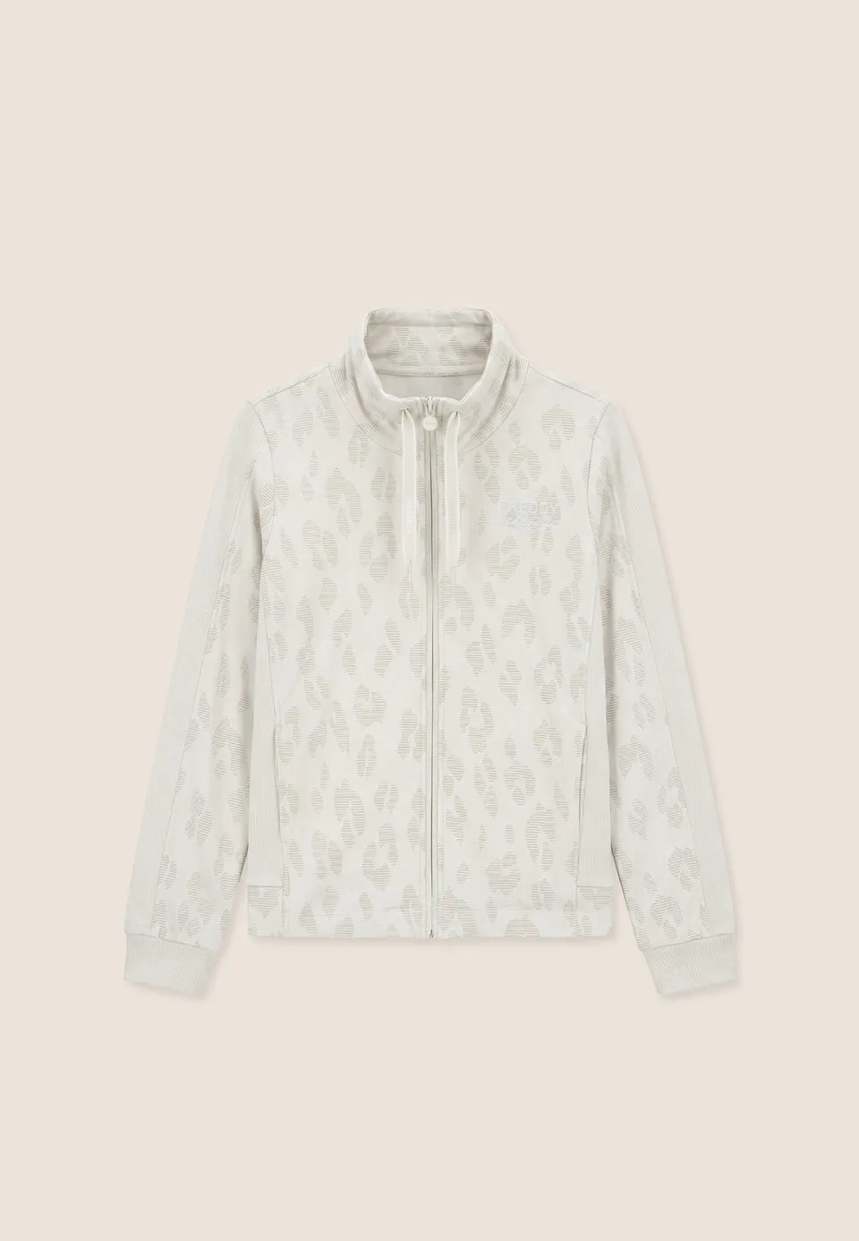 freddy-sweat-femme-l-opard-zip-col-montant image 1